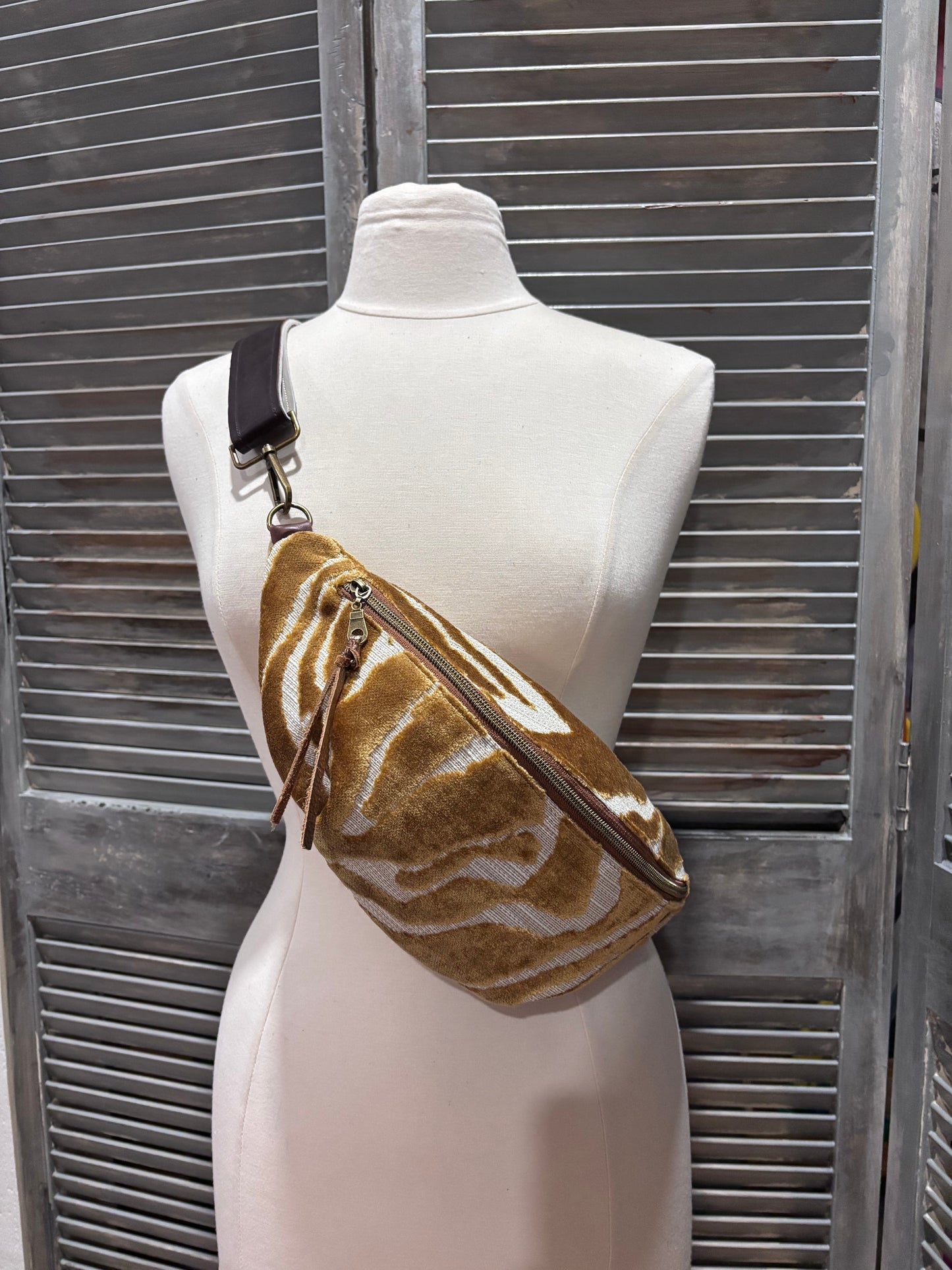 Sling Bag or Waist Adjustable leather strap - DMD Bags