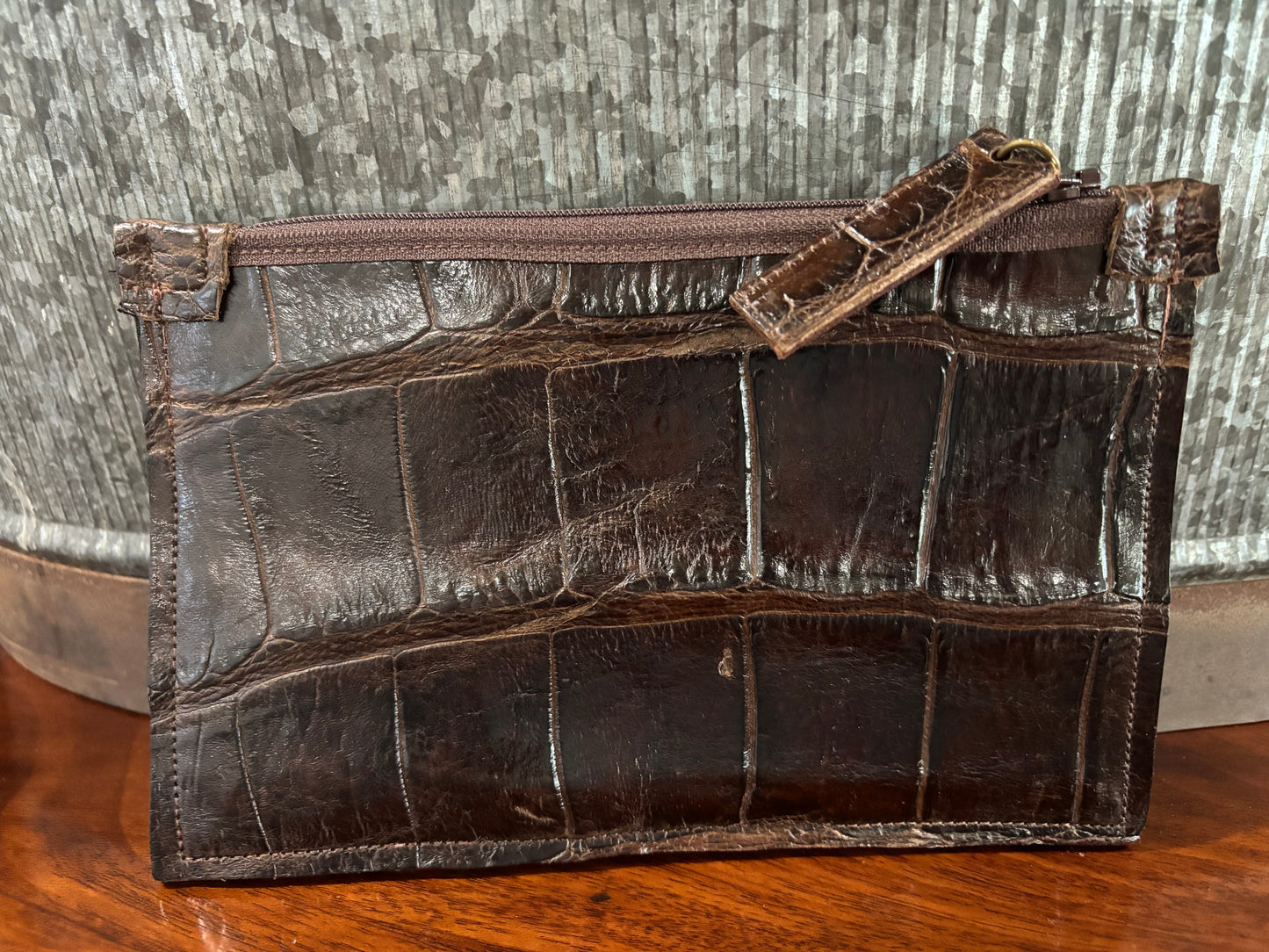 Classic Alligator Pouch 8x5 - DMD Bags