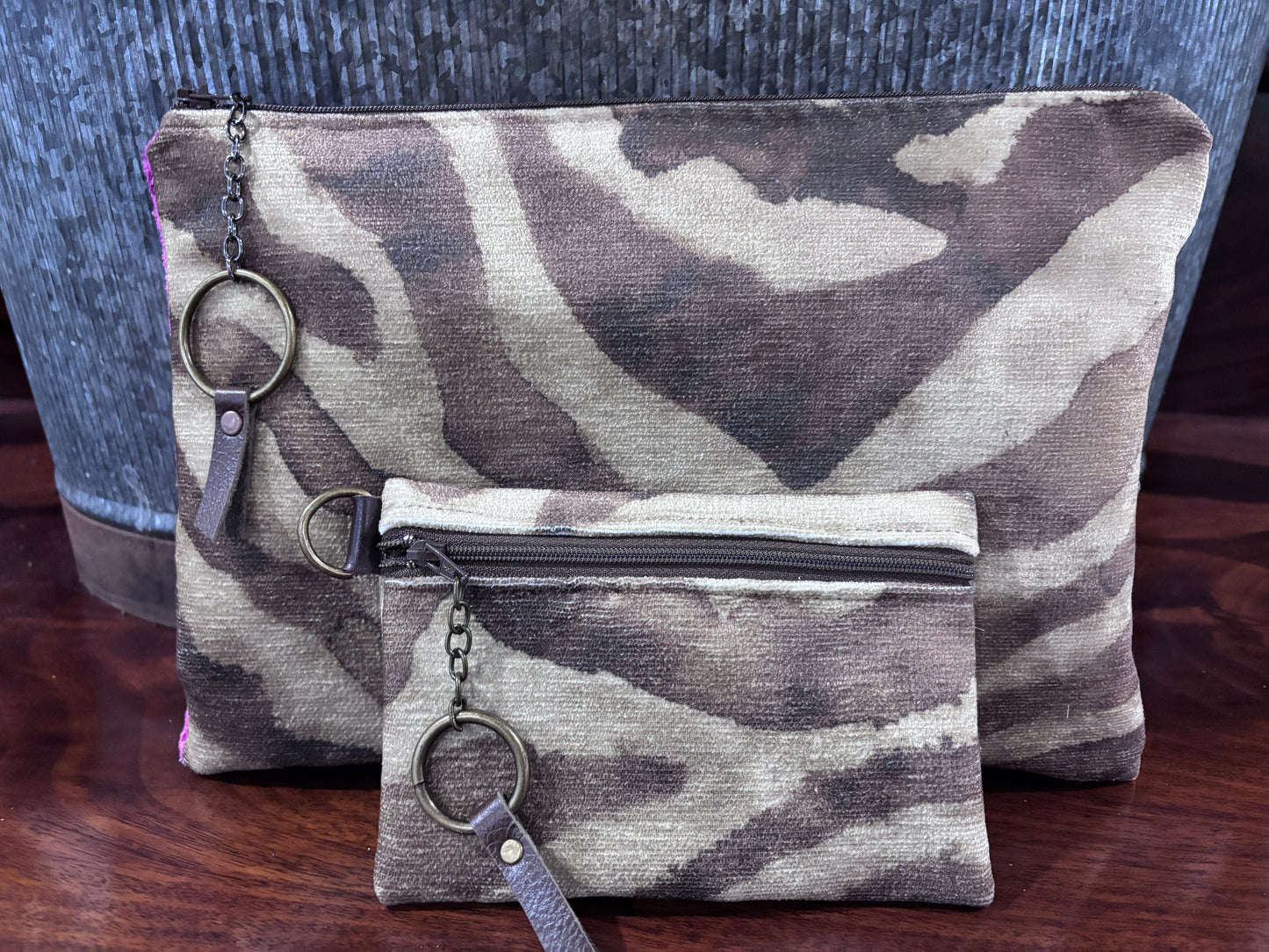 Large pouch Couture- Clutch- Organizer