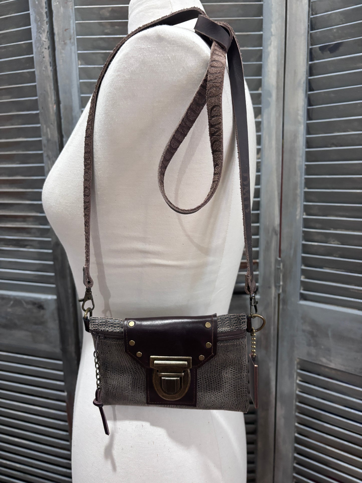 Stadium Approved Bag-Leather flap & Strap - DMD Bags