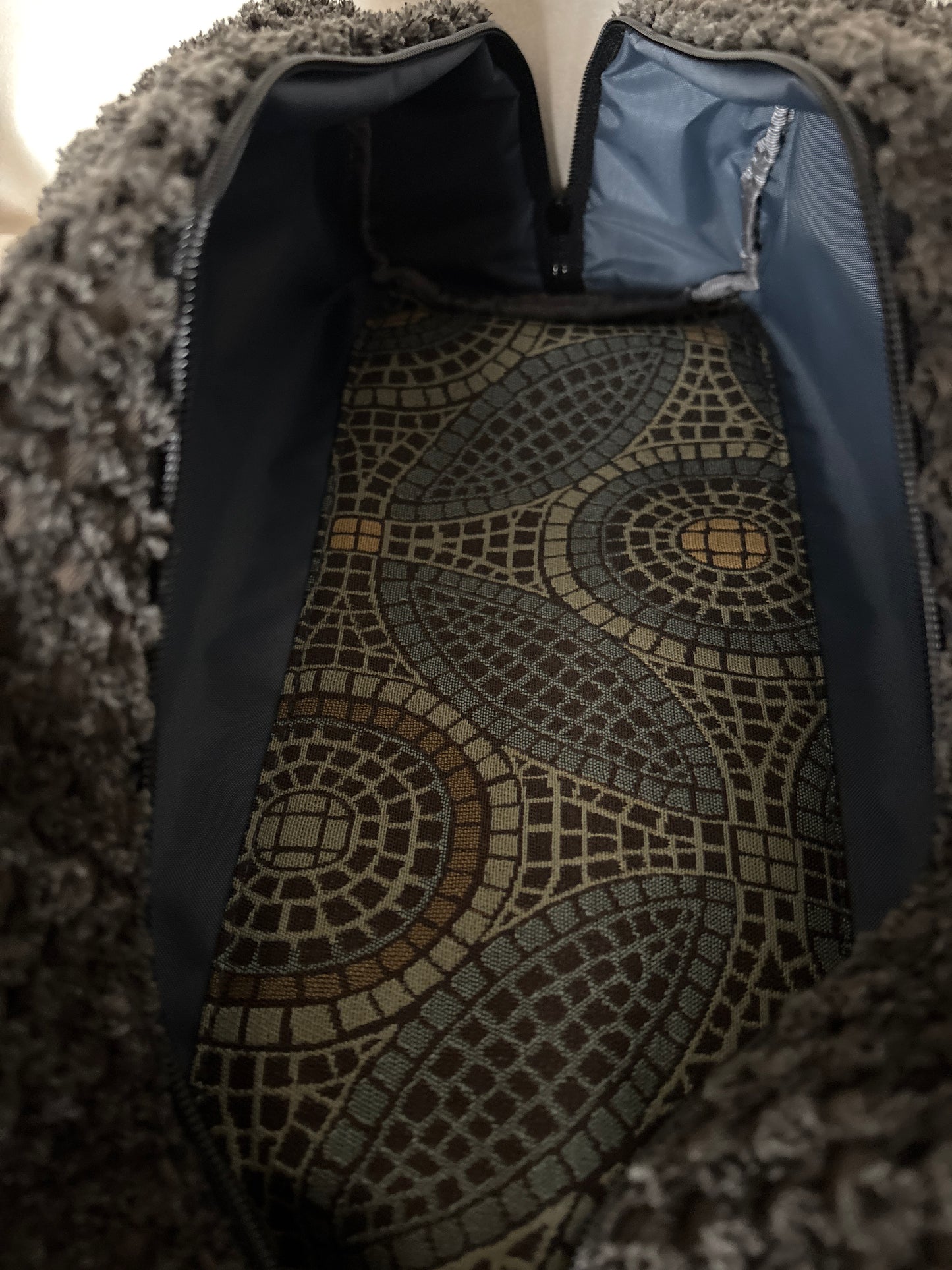 Vanity Bag Charcoal Chenille