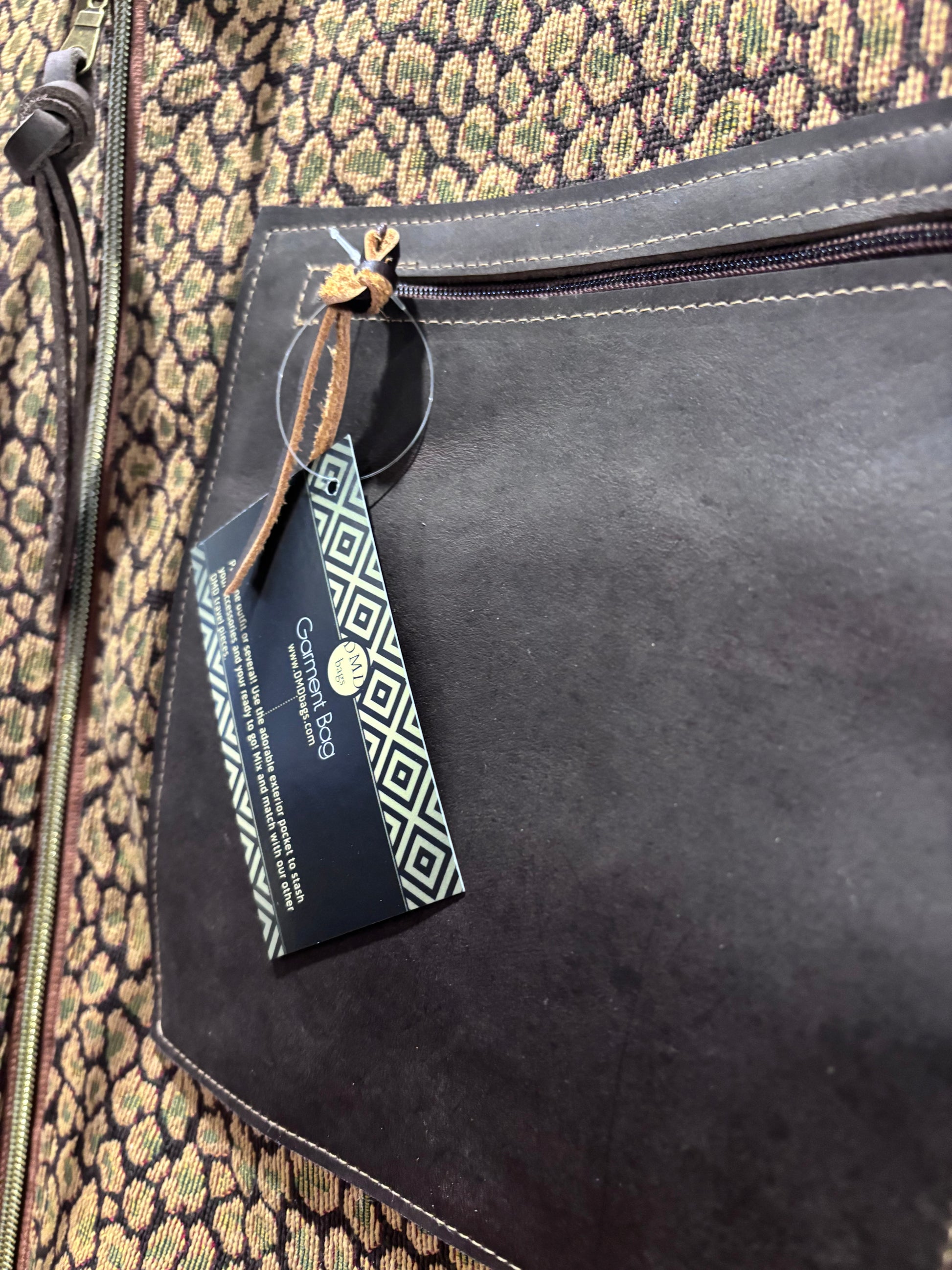 Cheetah and Brown Velvet - DMD Bags