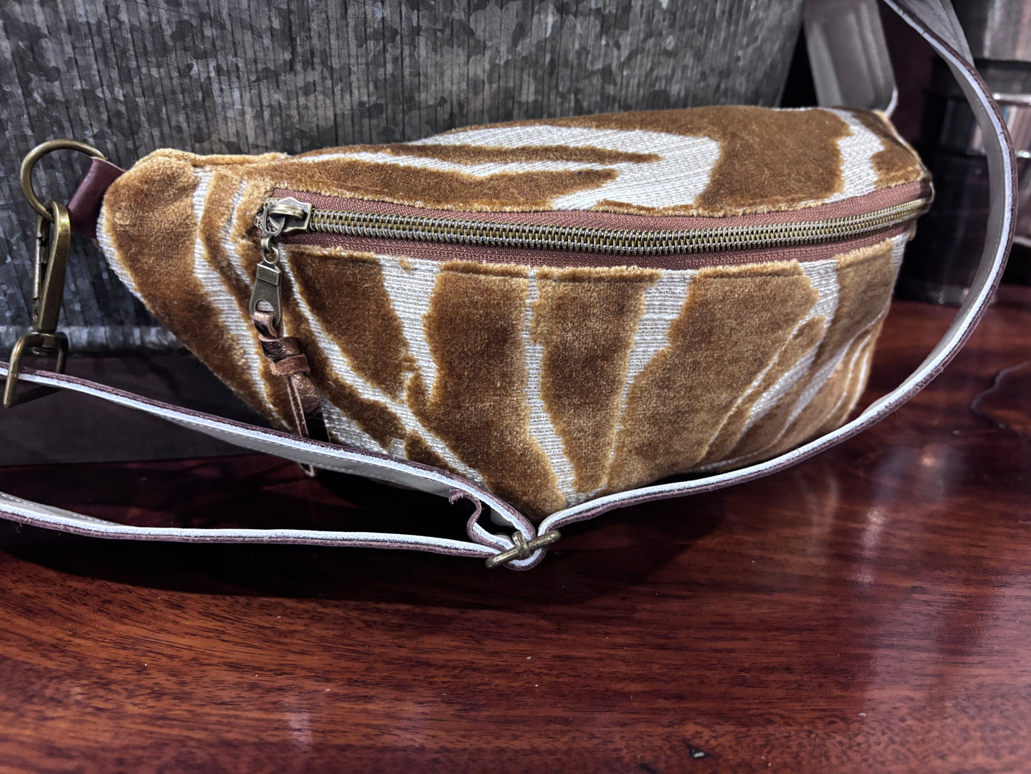 Sling Bag or Waist Adjustable leather strap - DMD Bags