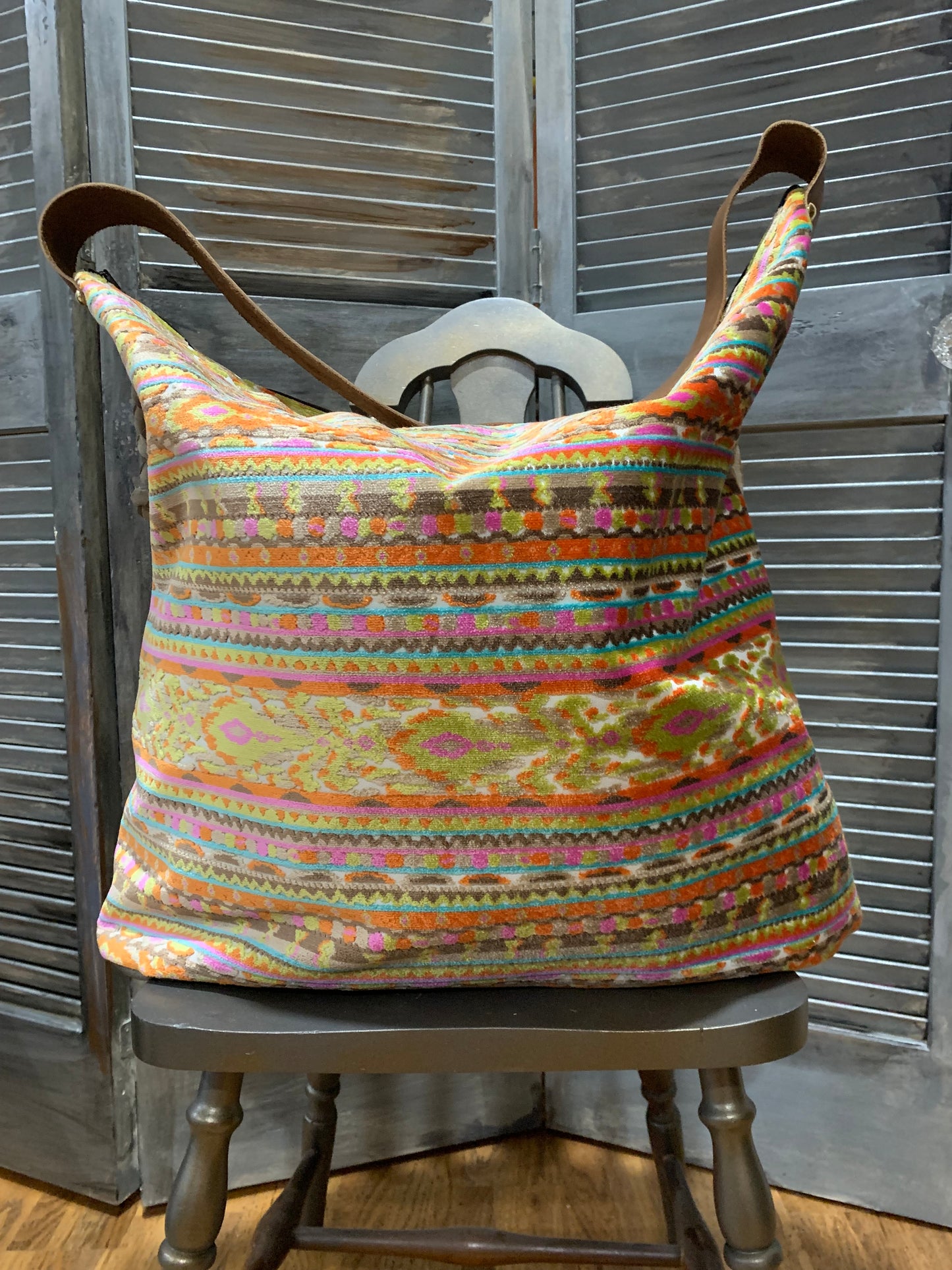 Weekender- Bright & Colorful Aztec Twist - DMD Bags