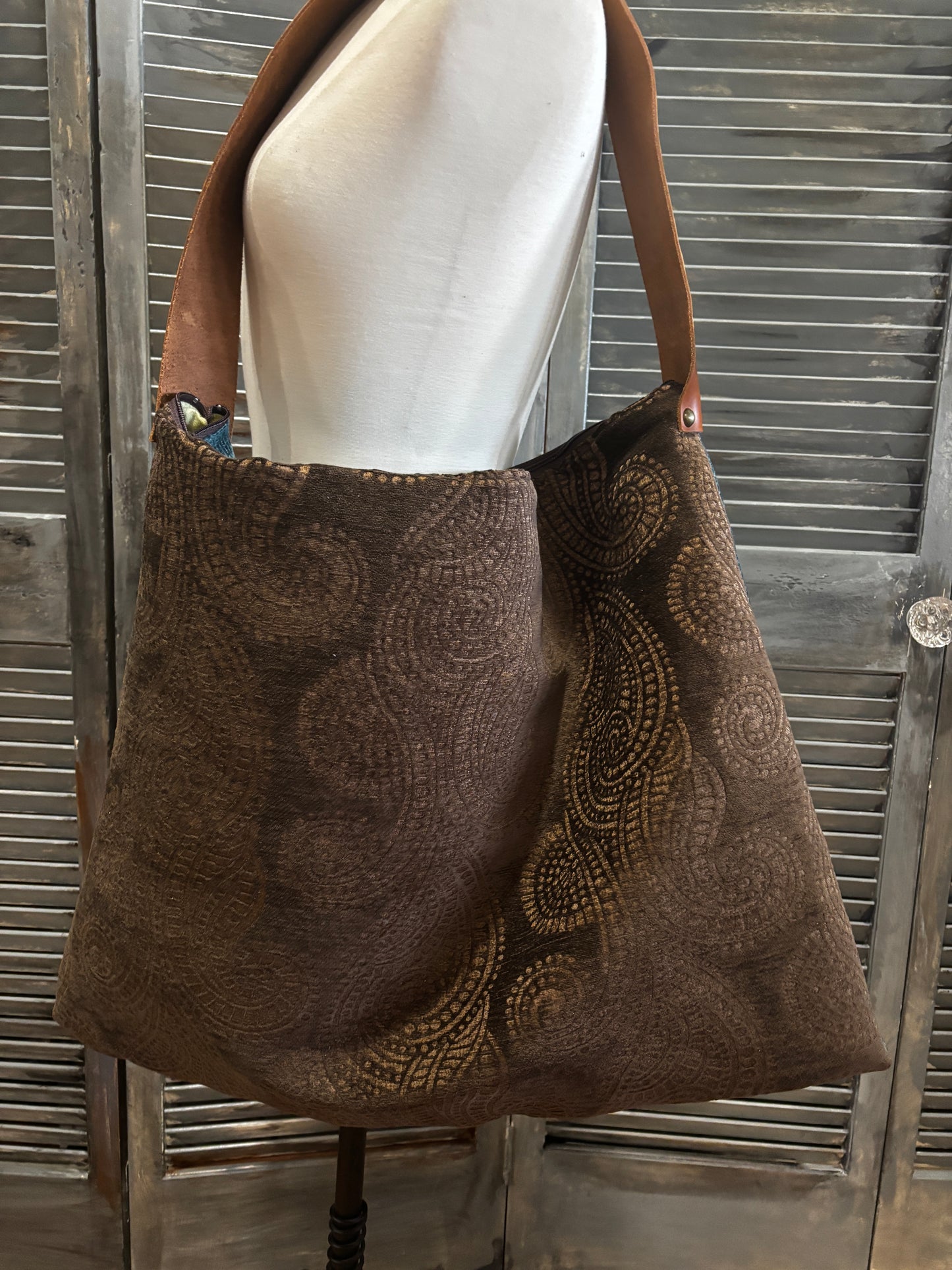 Traveler Turquoise & Brown - DMD Bags