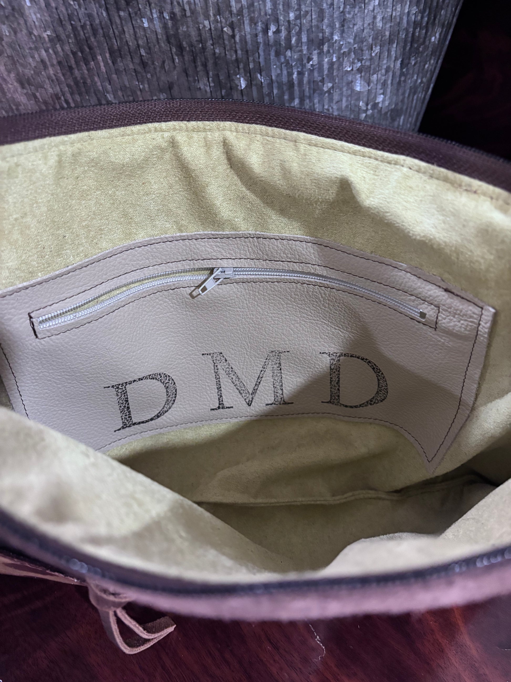 All Leather One of a Kind 9x15 Funky & Fun - DMD Bags