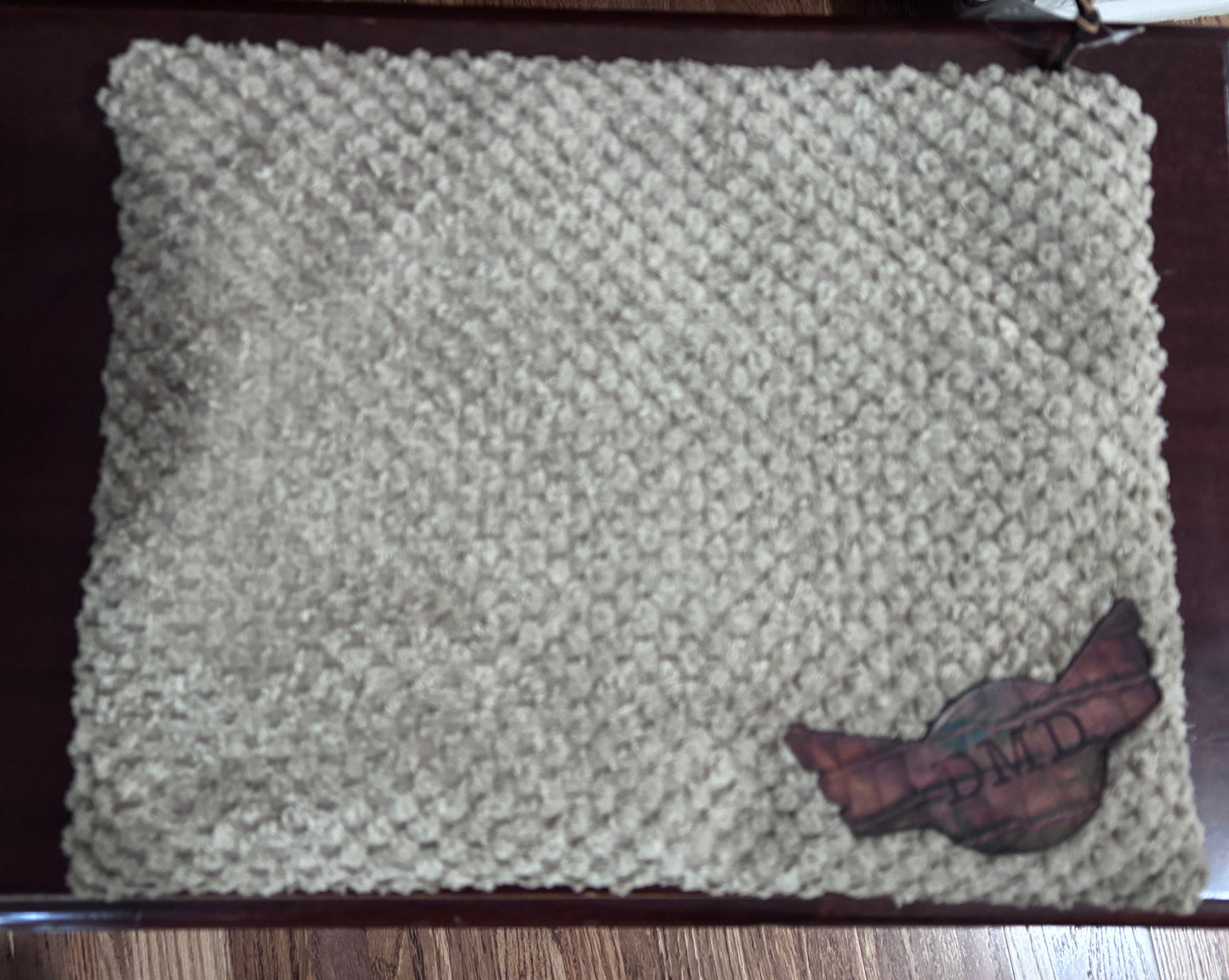 14x11 Organizer Pouch Rose Gold and Biscotti - DMD Bags