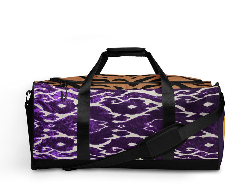 Tiger Duffle Purple & Tiger - DMD Bags