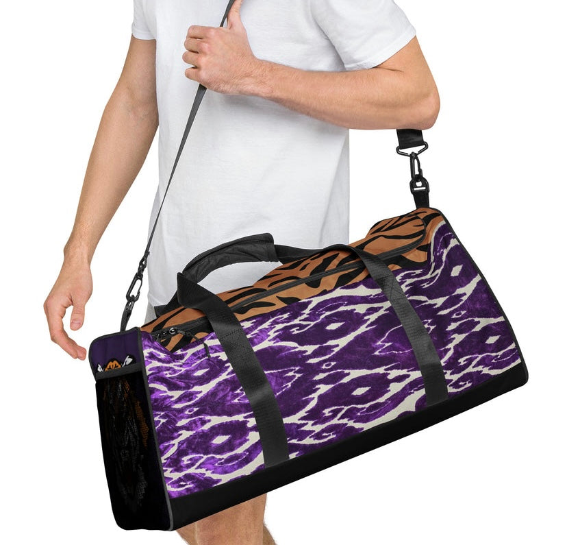 Tiger Duffle Purple & Tiger - DMD Bags