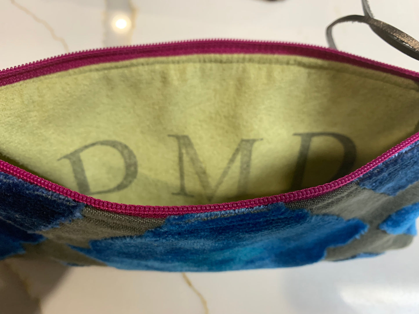 Blue Diamonds & Red Flame - DMD Bags