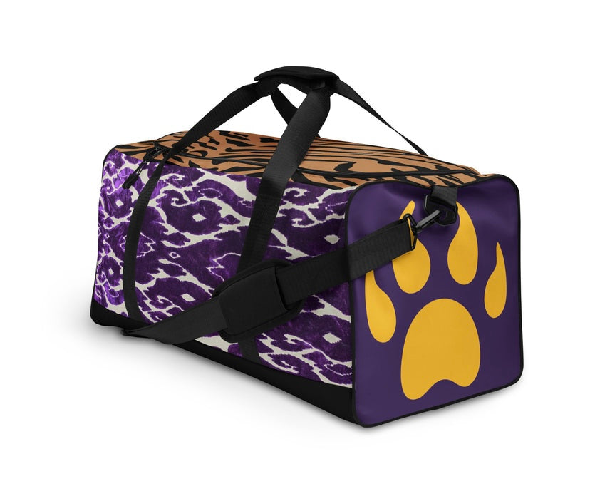 Tiger Duffle Purple & Tiger - DMD Bags