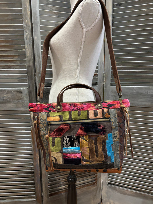 Medium Satchel 15x12x4 Custom Order SOLD - DMD Bags
