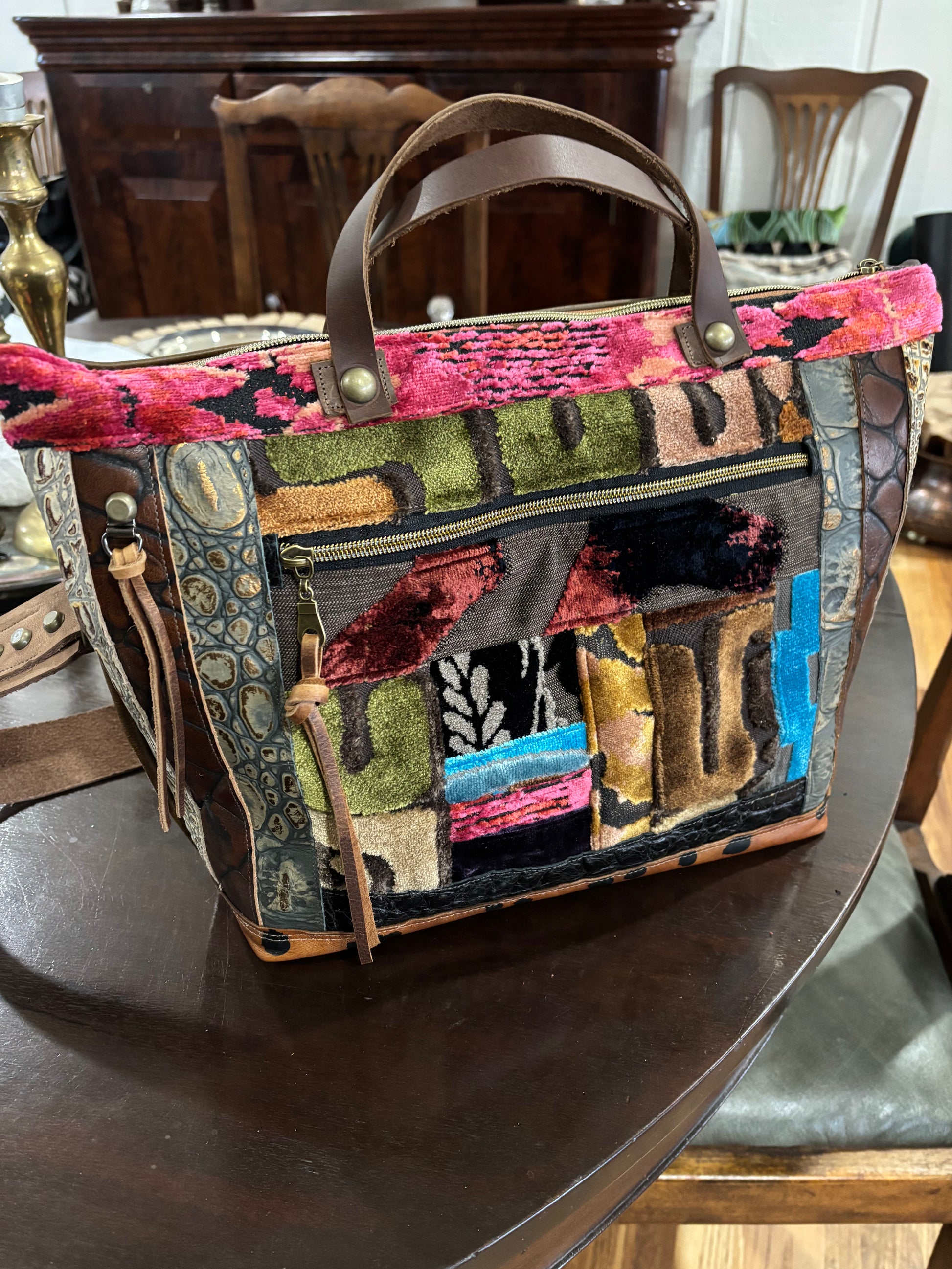 Medium Satchel 15x12x4 Custom Order SOLD - DMD Bags