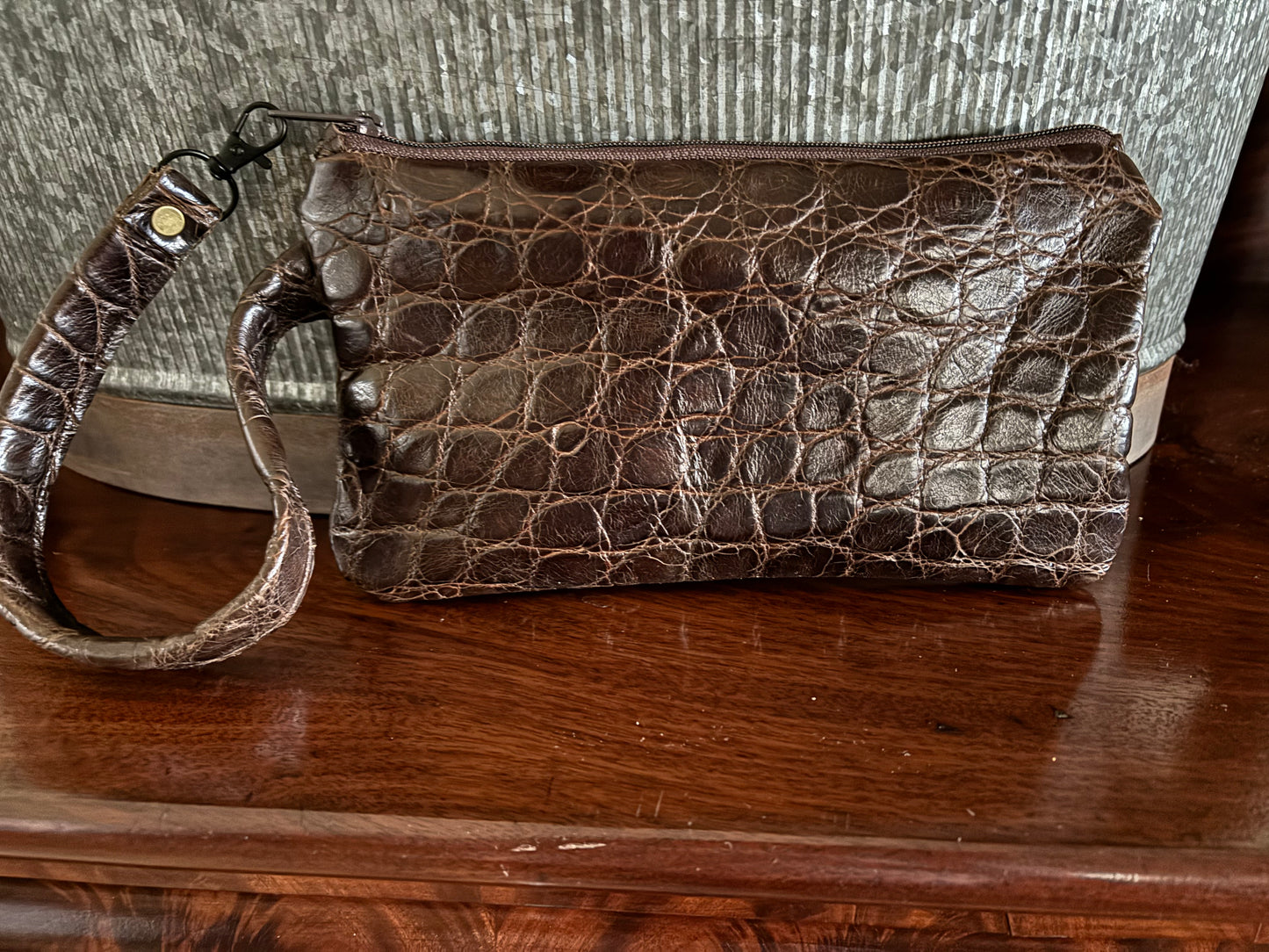 Rocket Wristlet- Alligator