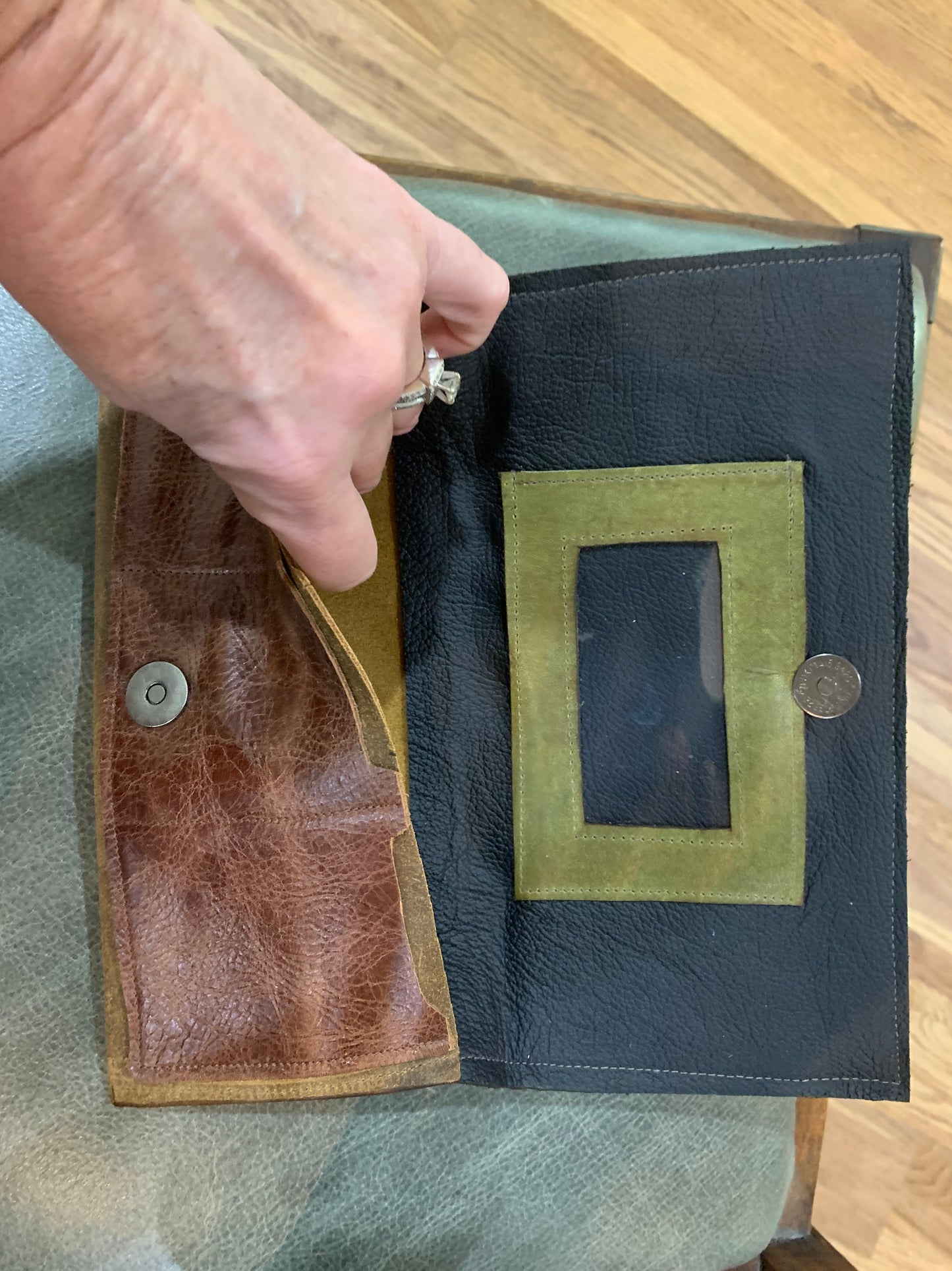 Wallet- All leather one of a kind! - DMD Bags