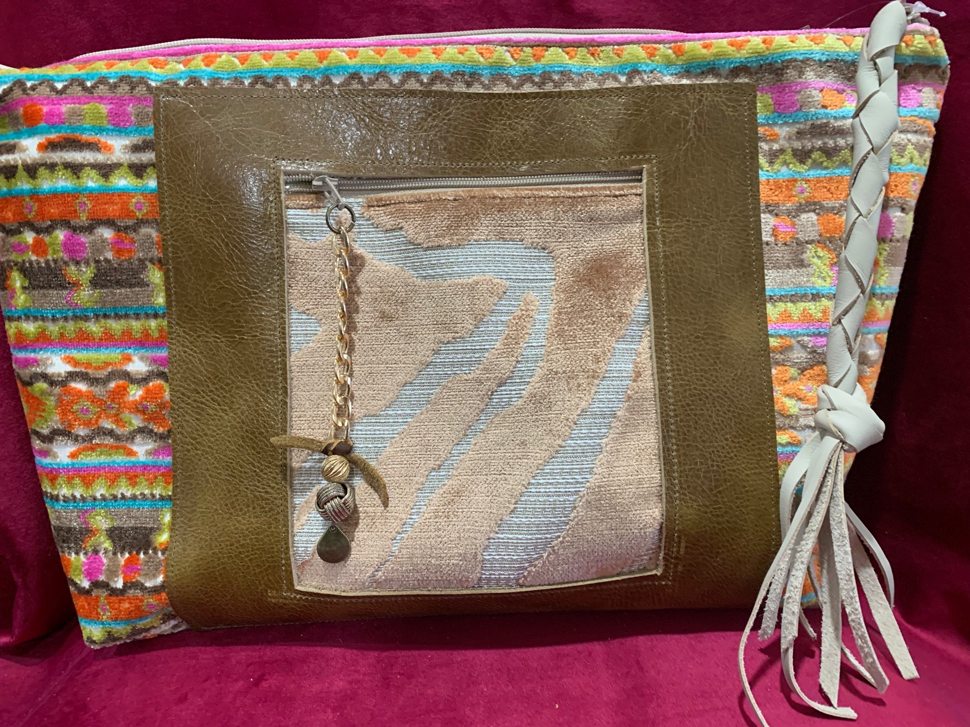 Jumbo Make Up Pink & Yellow Gold - DMD Bags