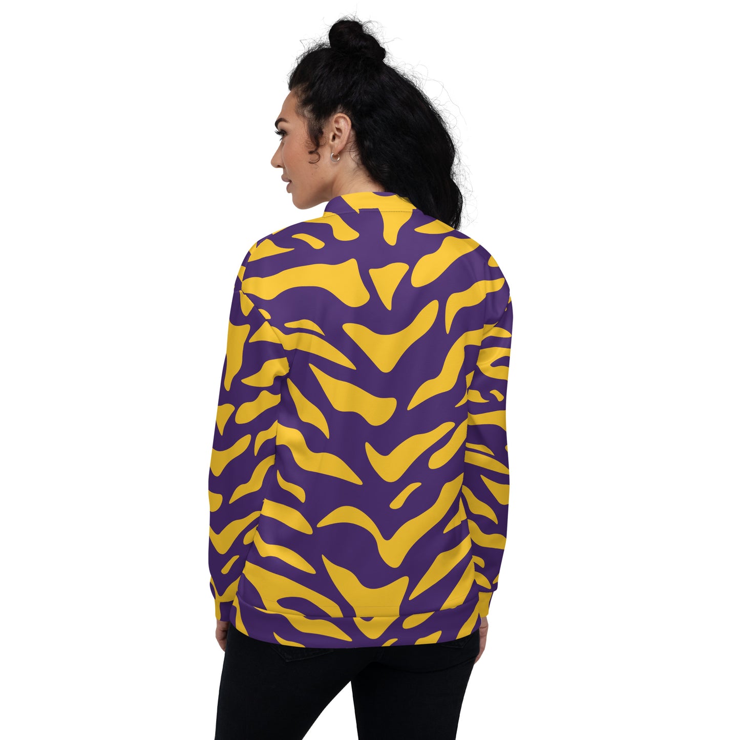 Unisex Bomber Jacket LSU - DMD Bags