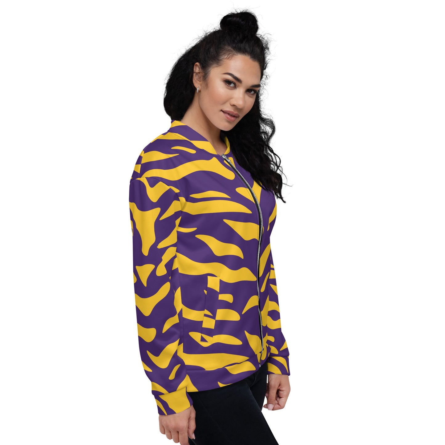 Unisex Bomber Jacket LSU - DMD Bags
