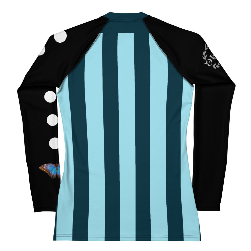Long Sleeve Lycra Top Butterflies and Fly Balls - DMD Bags
