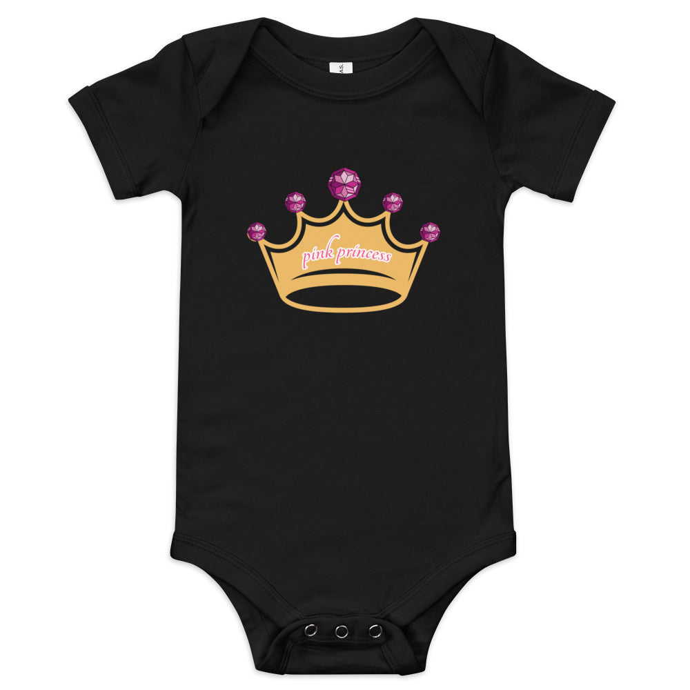 Baby short sleeve one piece Pink Princess - DMD Bags