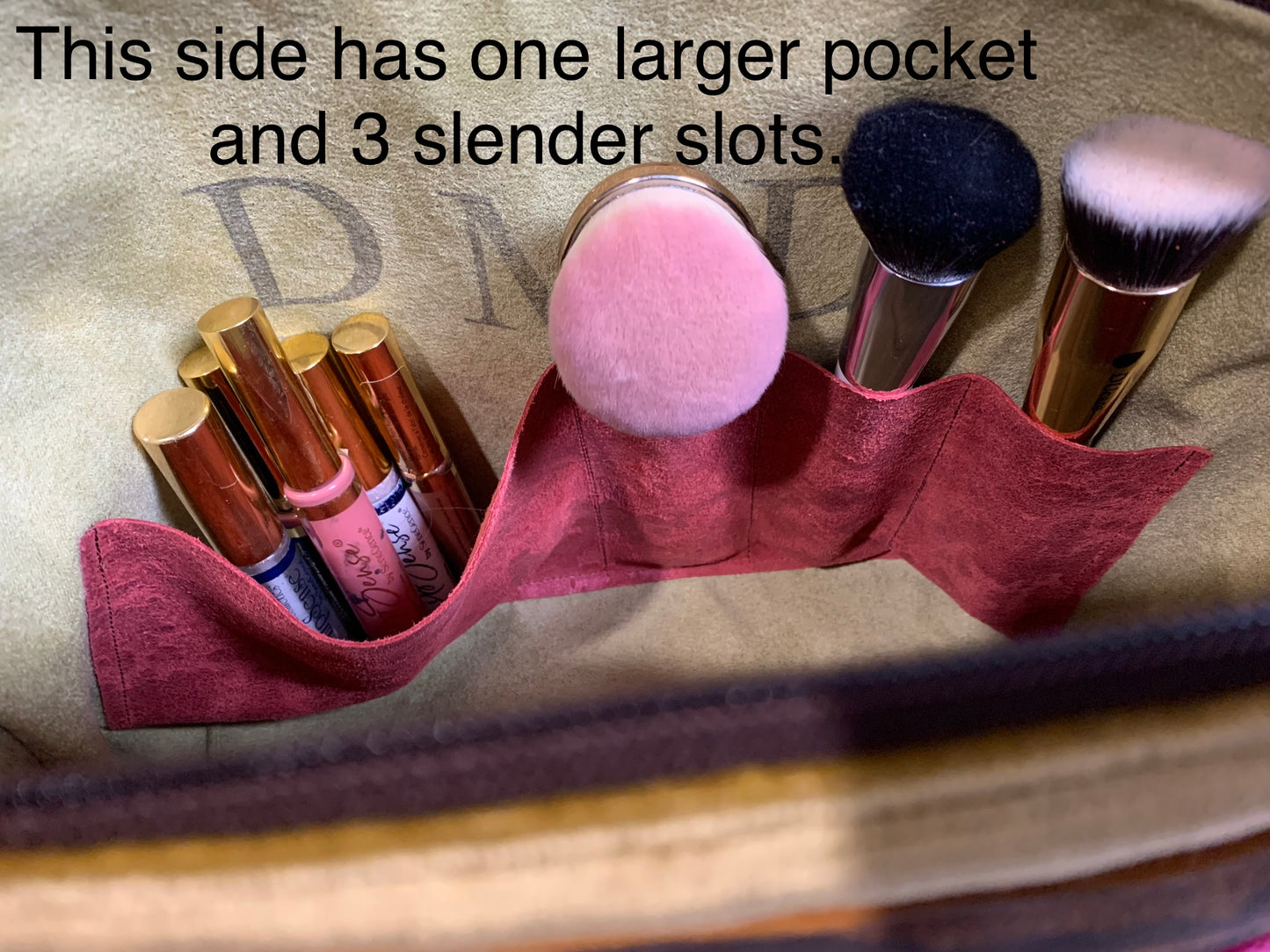 Jumbo Make Up- Silver Balls, Brown and Turquoise - DMD Bags