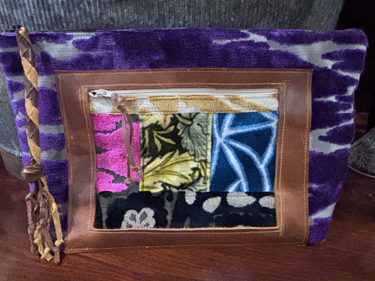 Jumbo Make Up-Purple & Gold Beauty - DMD Bags