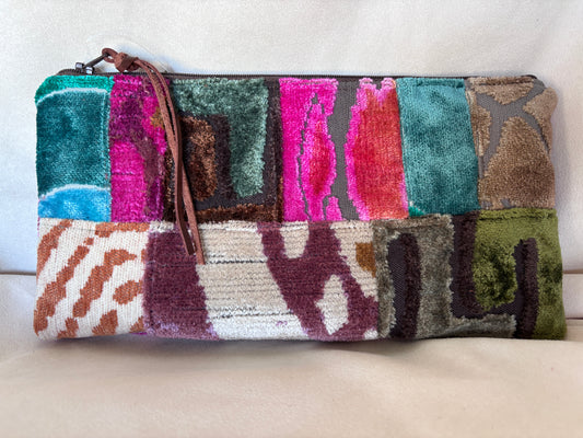 Patchwork Pouch 11x5.5 - DMD Bags