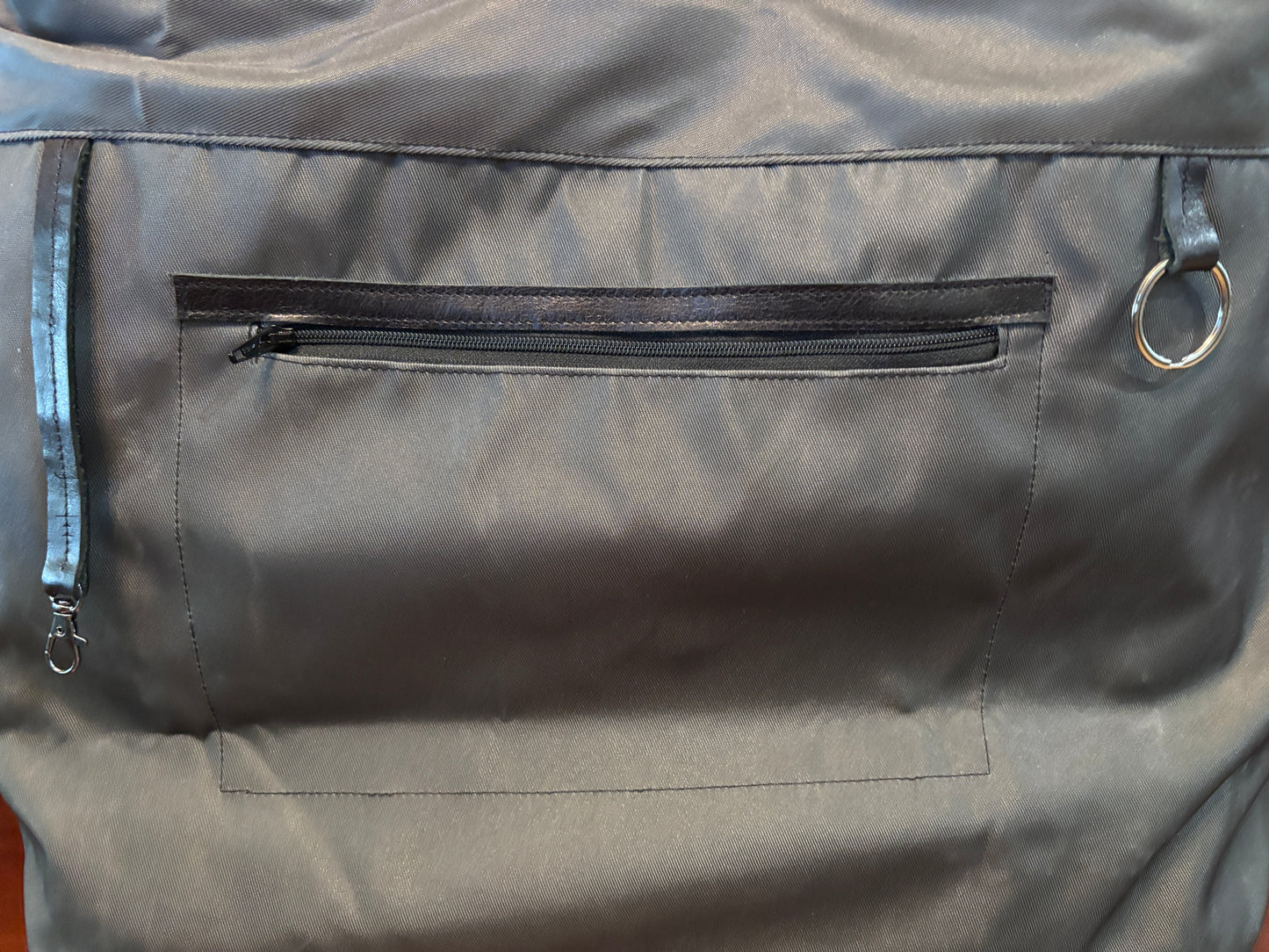 “Companion” Black and Taupe Couture cut velvet-Beautiful Carry On - DMD Bags