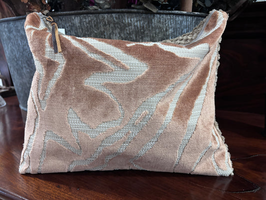 14x11 Organizer Pouch Rose Gold and Biscotti - DMD Bags