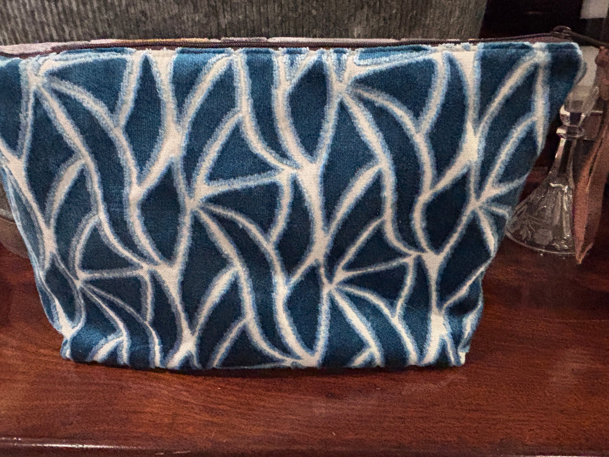 Jumbo Make Up- Silver Balls, Brown and Turquoise - DMD Bags