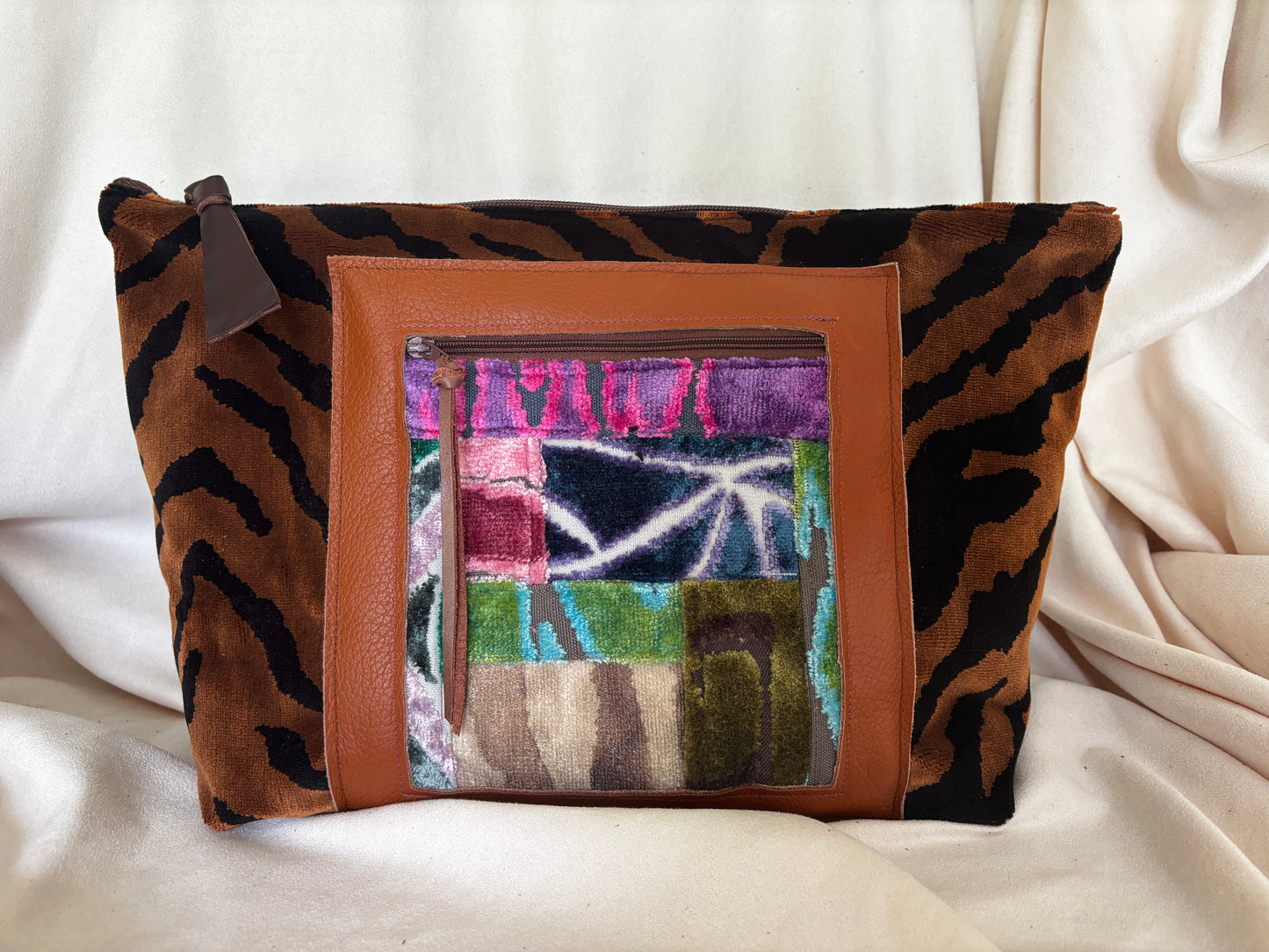 Jumbo Make Up Bag-Jungle Tiger