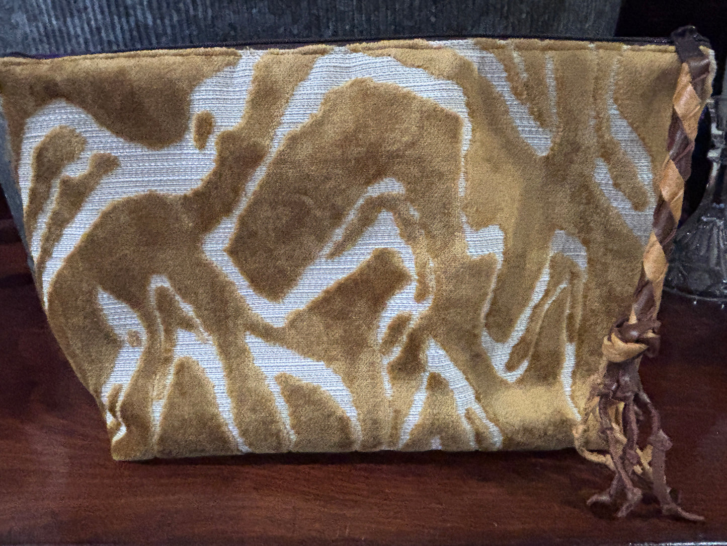 Jumbo Make Up-Purple & Gold Beauty - DMD Bags