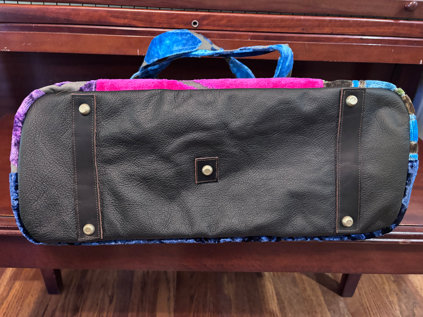 “Companion” Alligator & Cut Velvet & Leather The perfect flight bag!! - DMD Bags