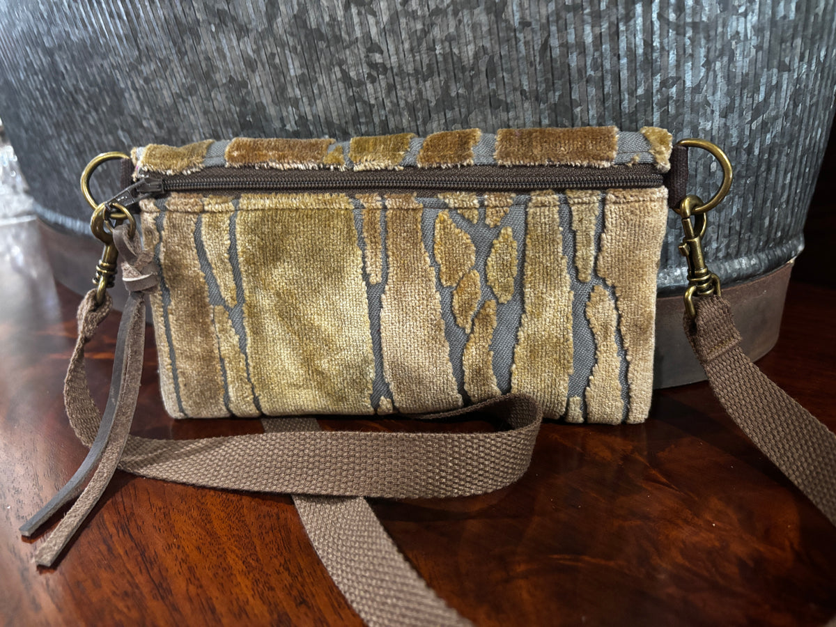 Slim Gem-Mocha cut velvet