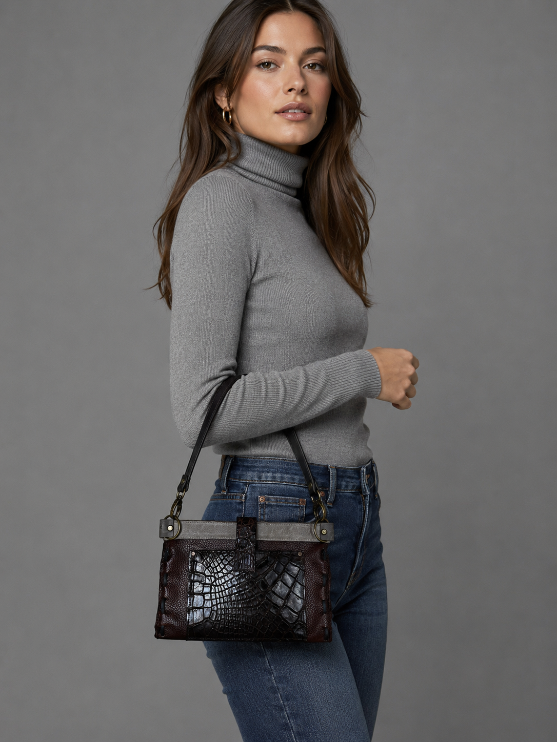 Mini Satchel- All leather & Alligator