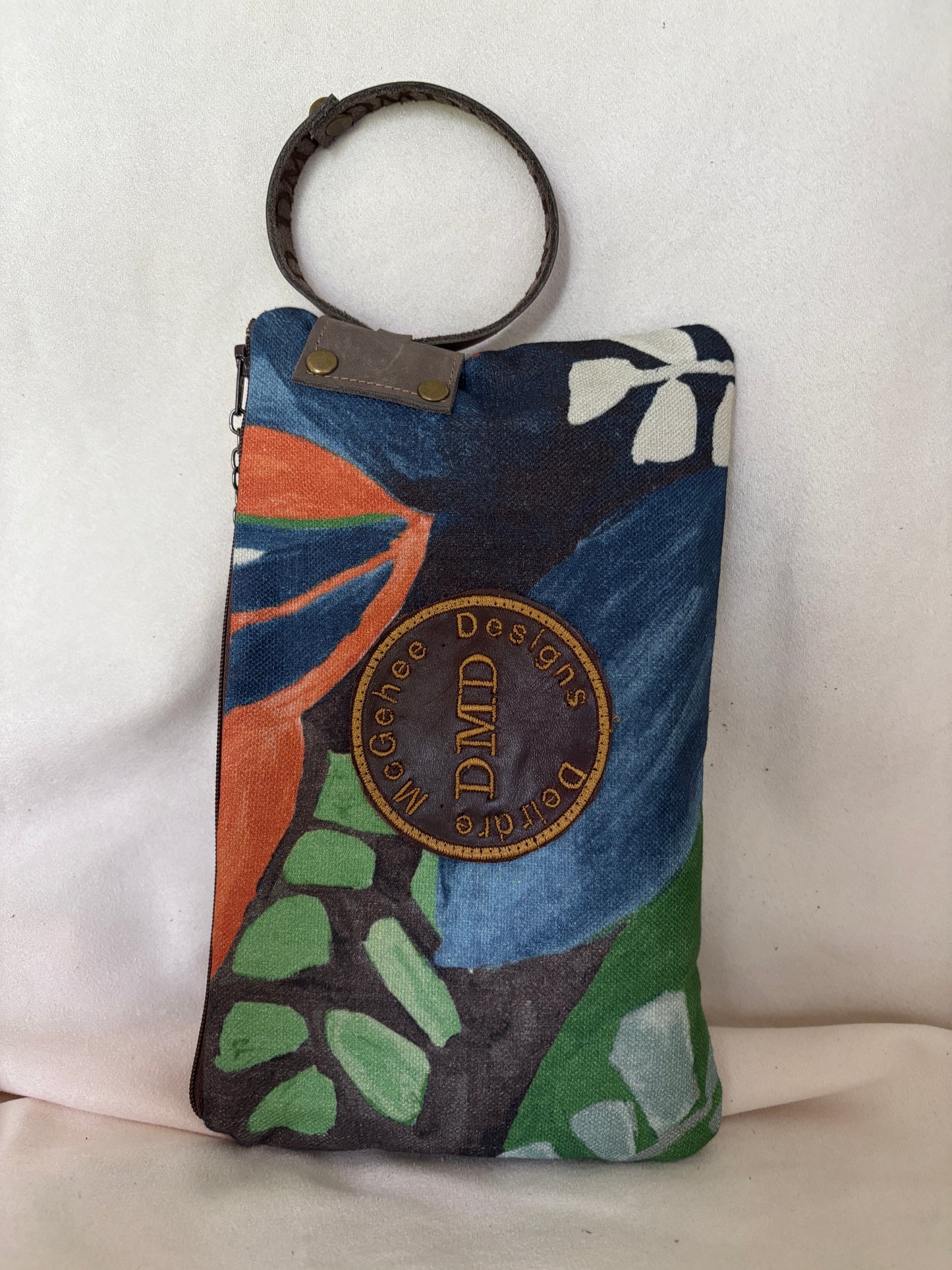 Wristlet- “Painted Leaves”