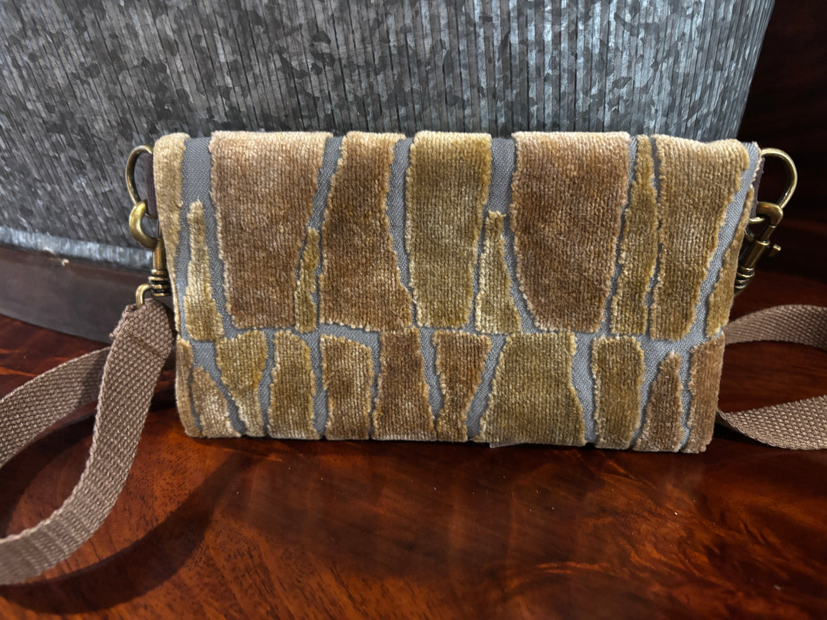 Slim Gem-Mocha cut velvet