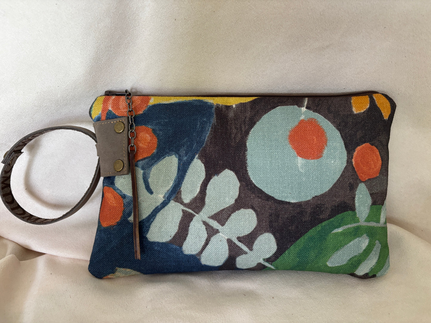 Wristlet- “Painted Leaves”
