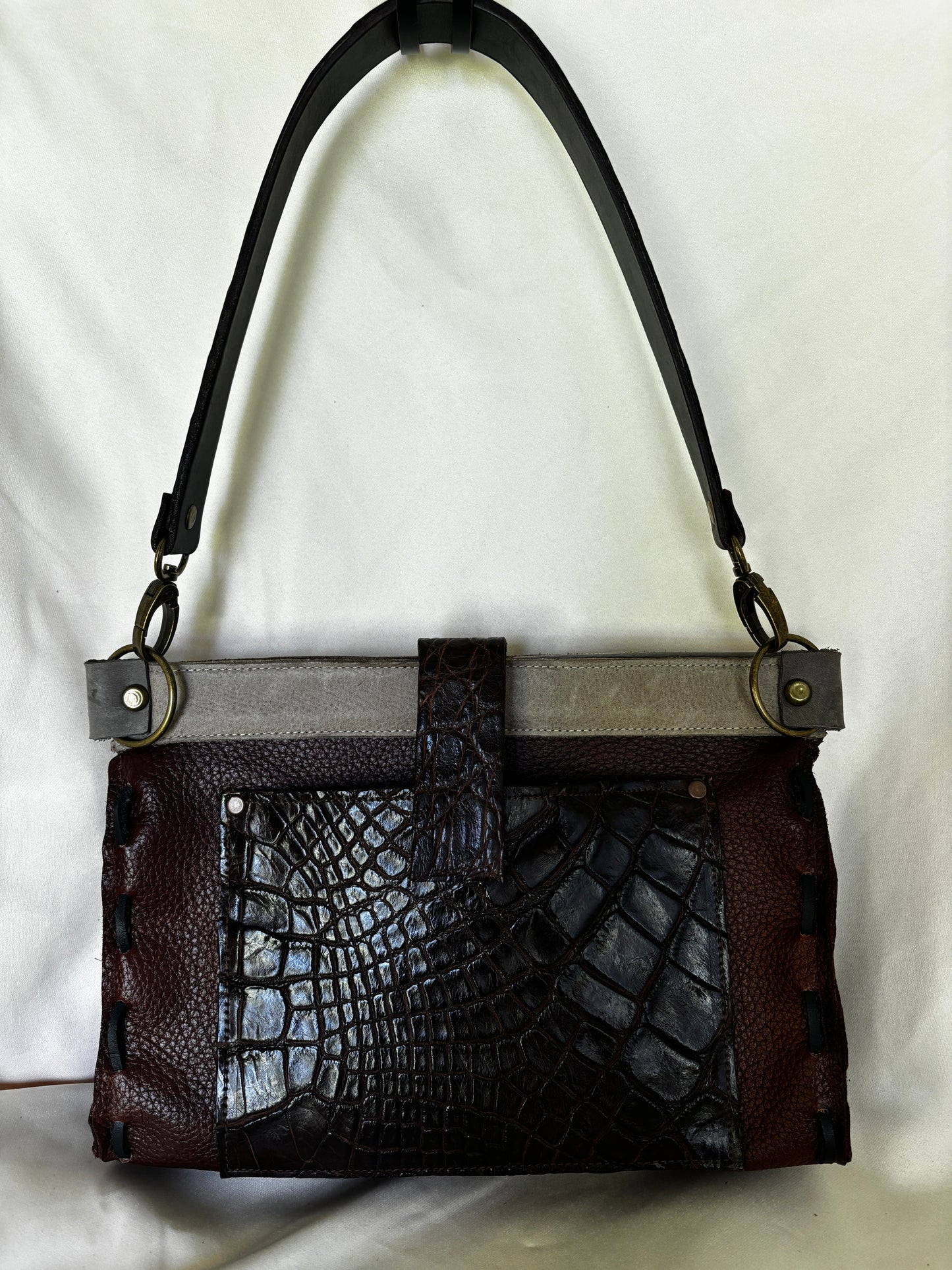Mini Satchel- All leather & Alligator