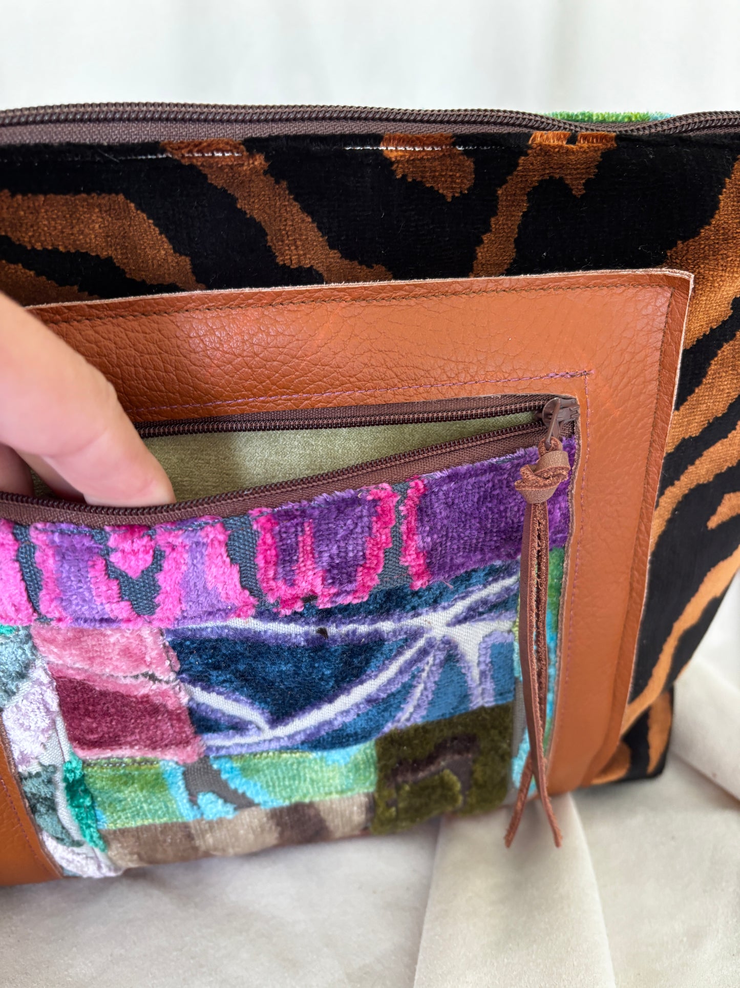 Jumbo Make Up Bag-Jungle Tiger