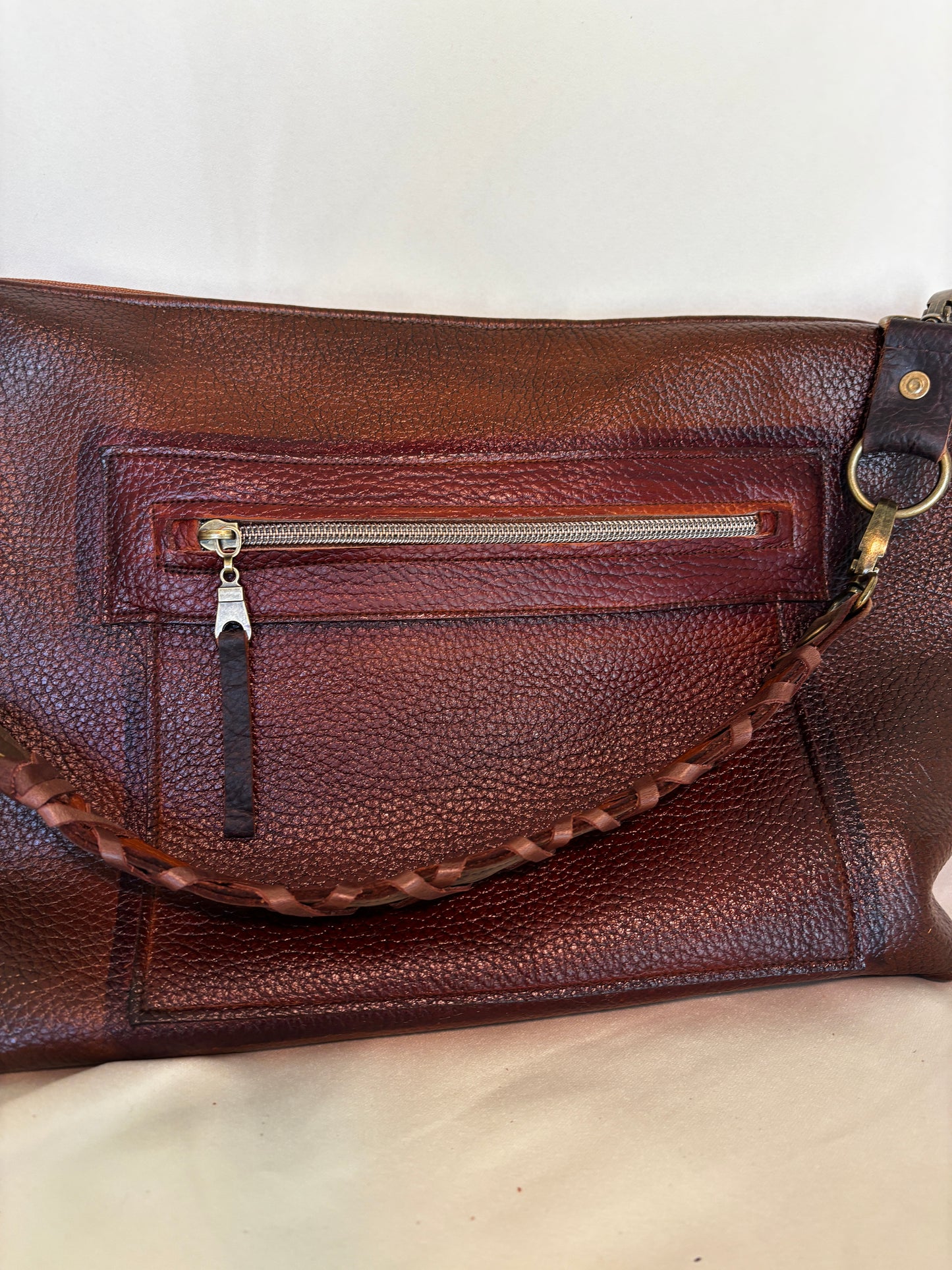 One of a kind! Velvet and Leather Gorgeous!