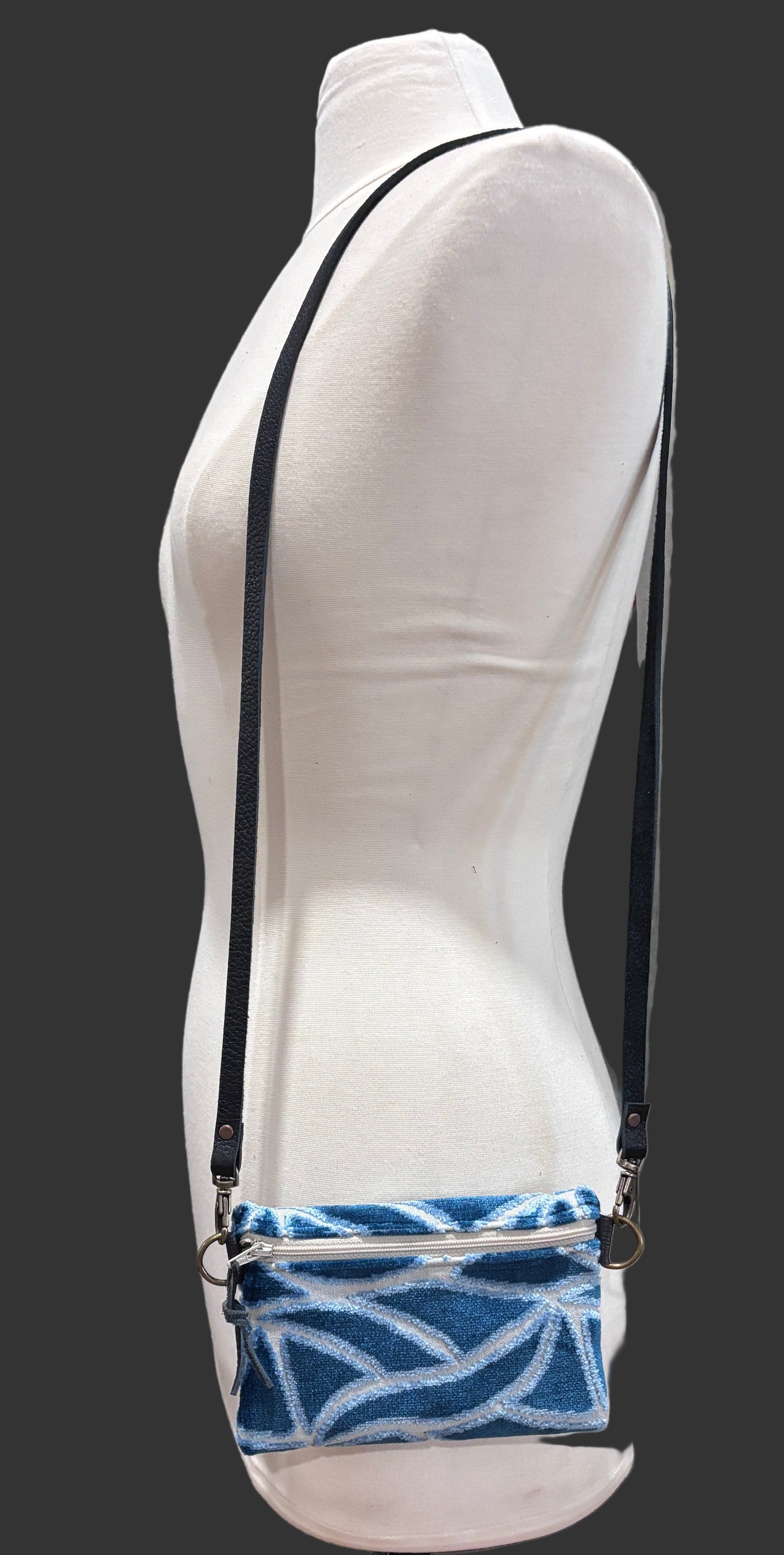 Stadium Size Bag - Blue Mosaic (Hampton Collection) - DMD Bags