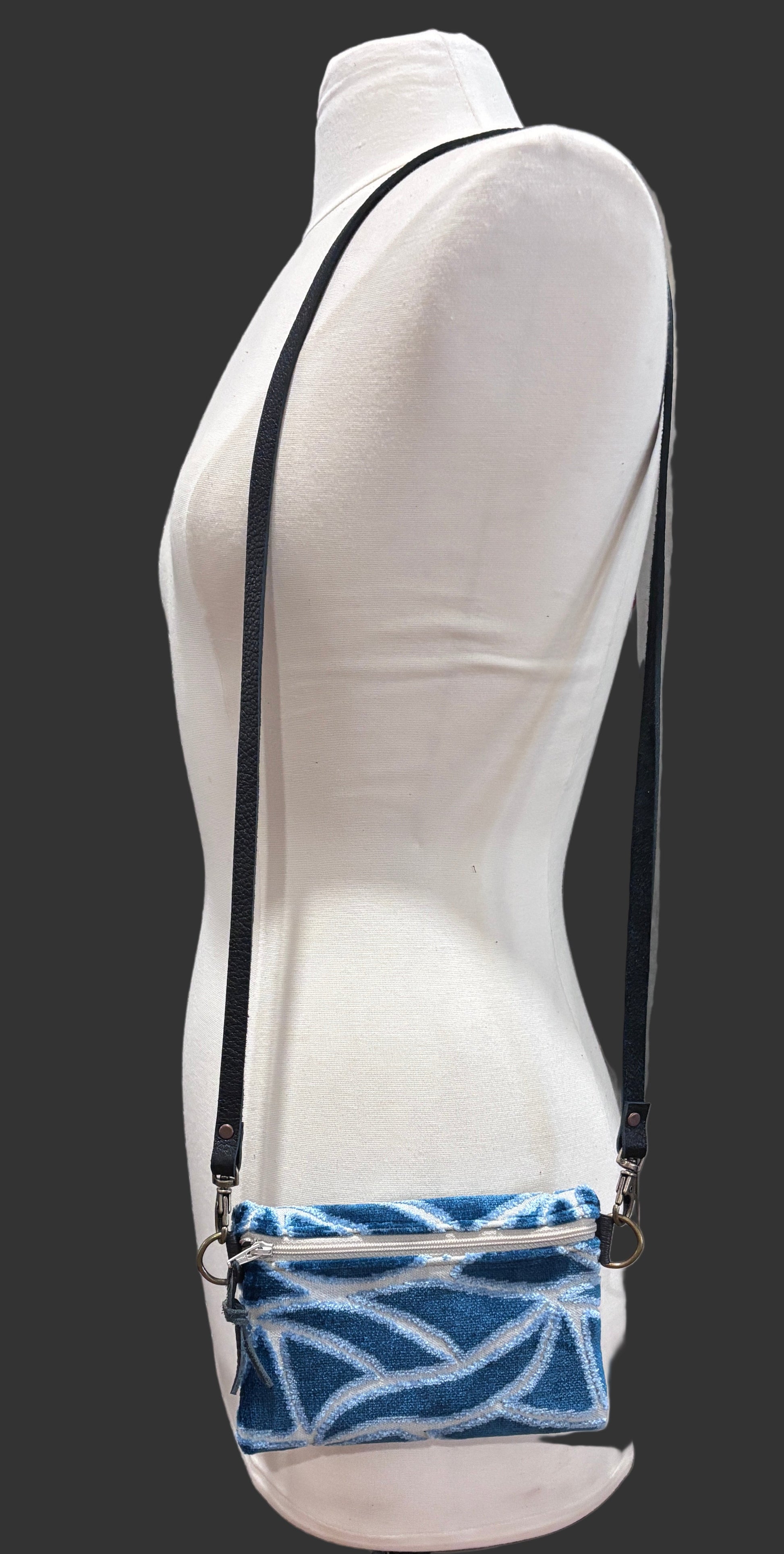 Stadium Size Bag - Blue Mosaic (Hampton Collection) - DMD Bags