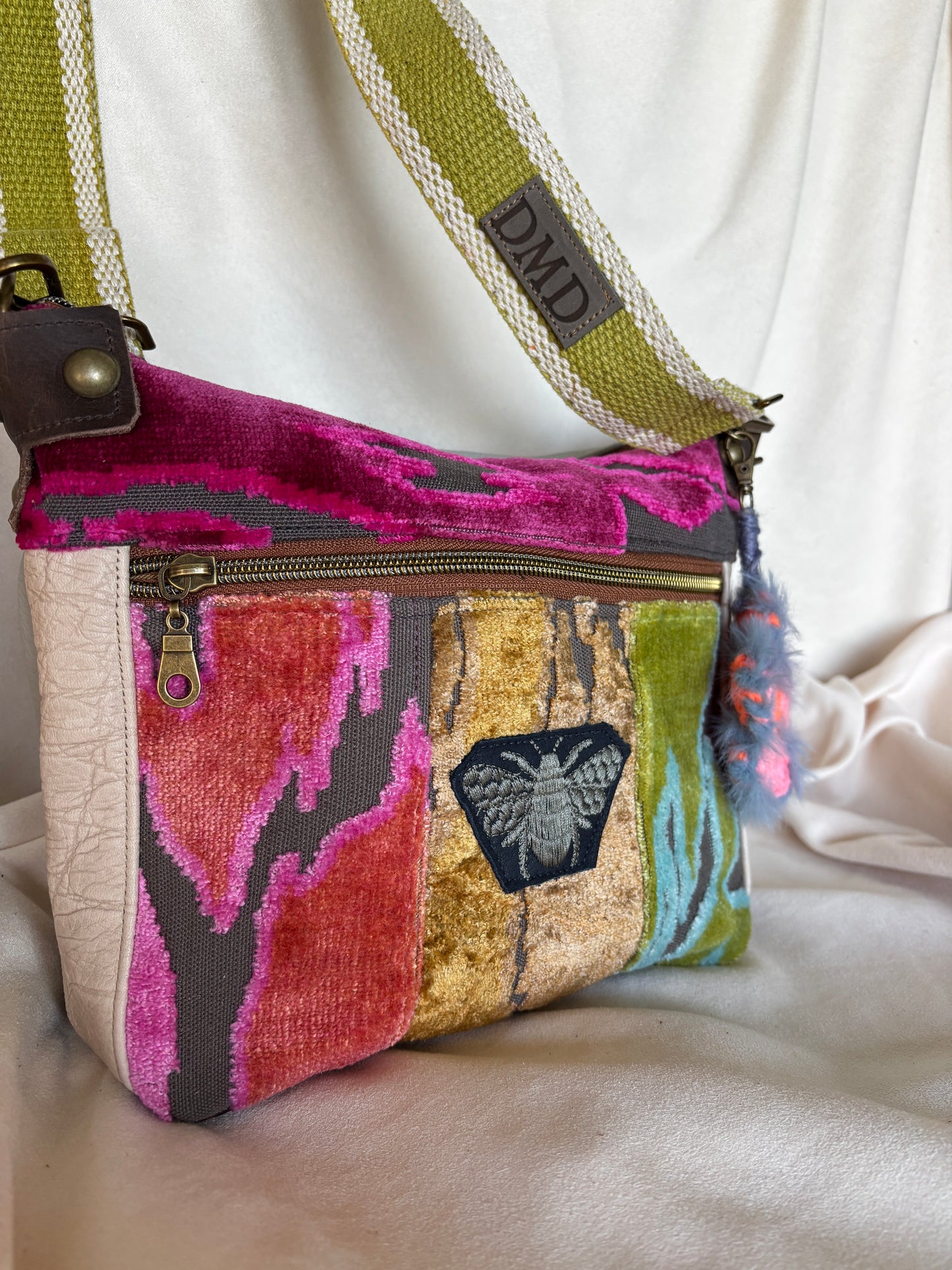 Simply Sweet! Adjustable strap, leather back