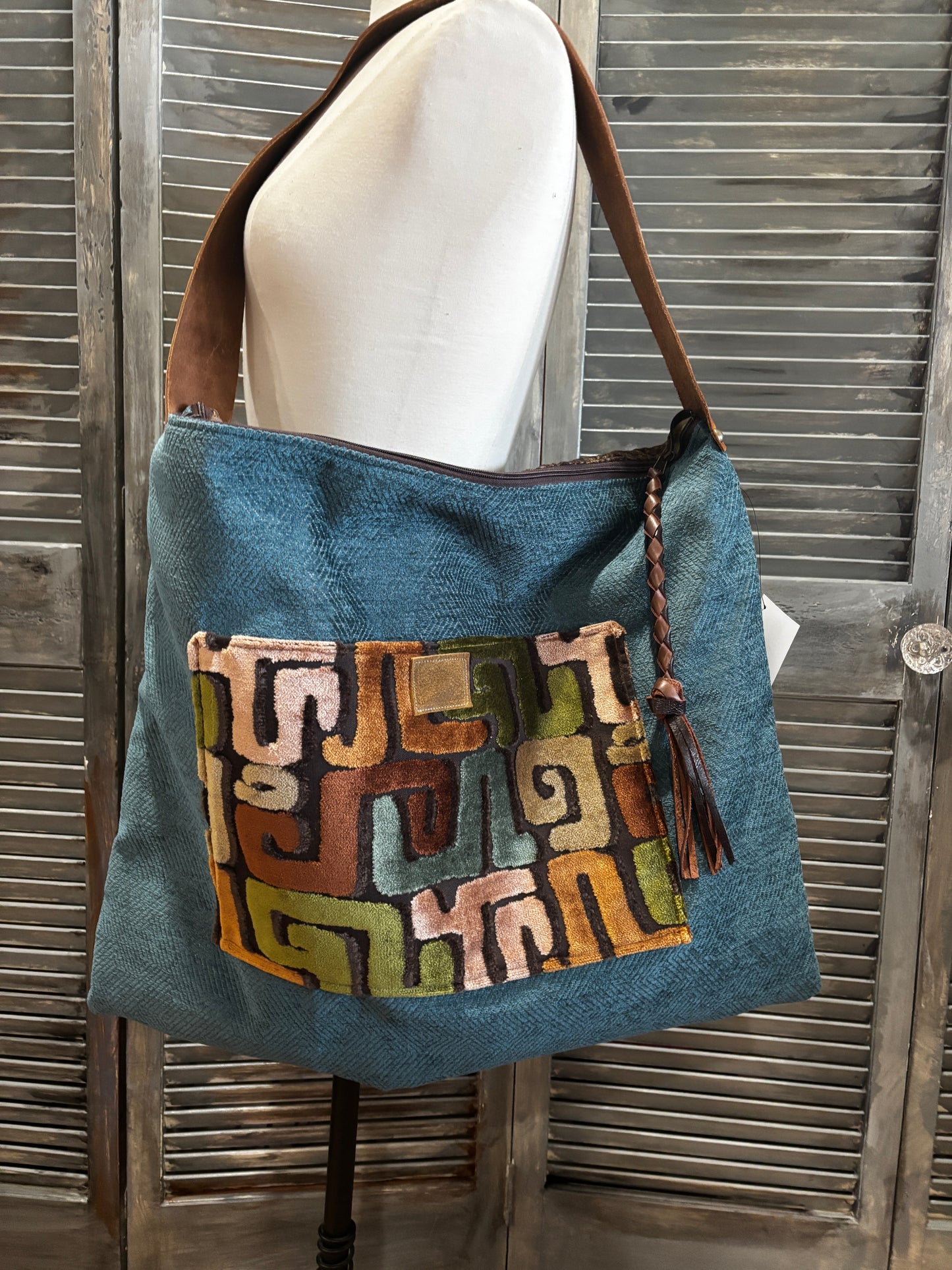 Traveler Turquoise & Brown - DMD Bags