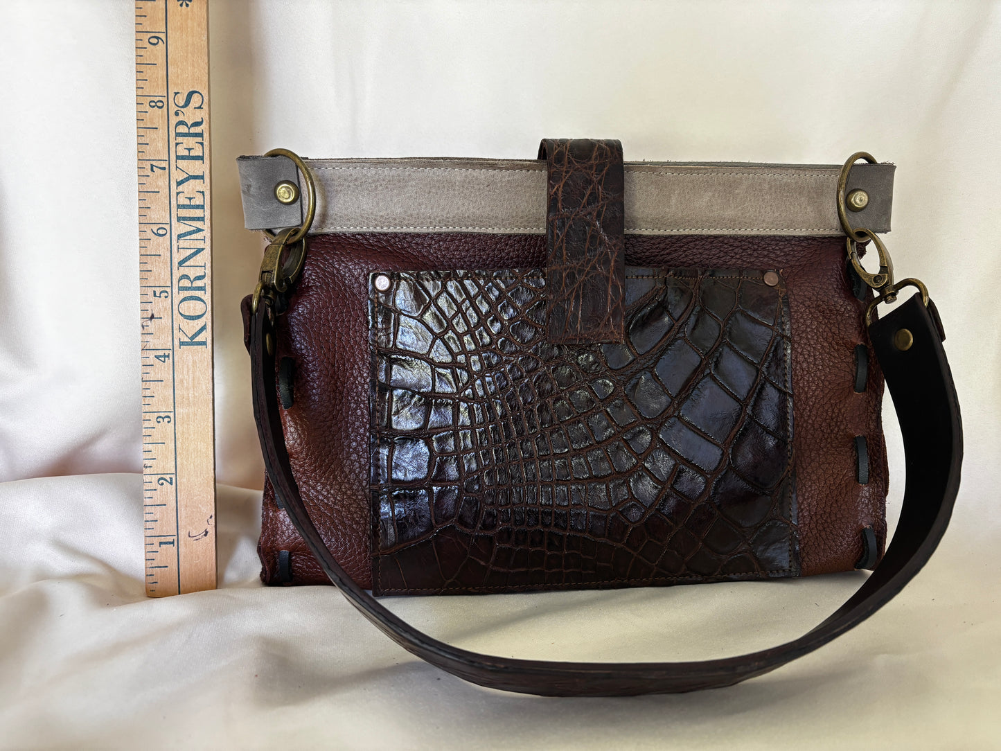 Mini Satchel- All leather & Alligator