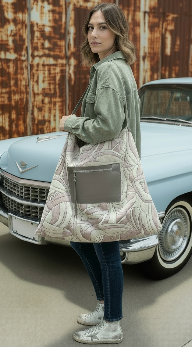 Traveler Smokey Lavender 26” wide x 22” tall - DMD Bags