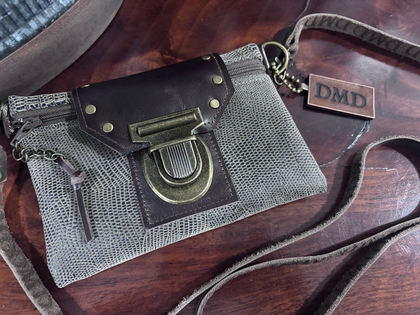 Stadium Approved Bag-Leather flap & Strap - DMD Bags