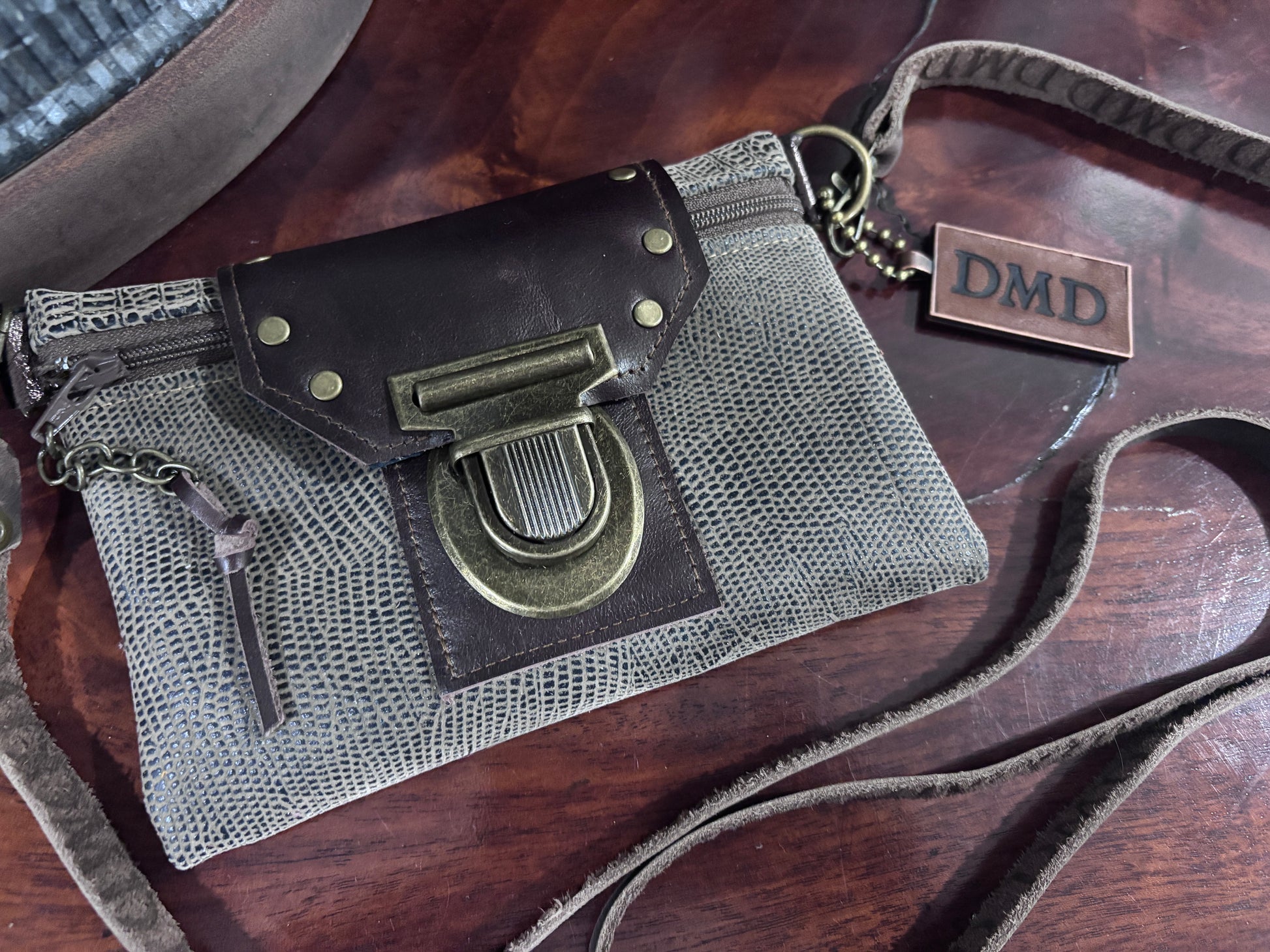 Stadium Approved Bag-Leather flap & Strap - DMD Bags