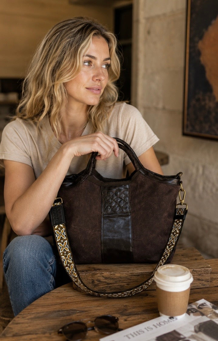 Gi Gi in Brown Canvas strap sold separately.